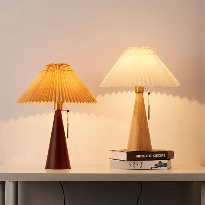 Luminis - Modern Minimalist Pleated Table Lamp Erbstuk