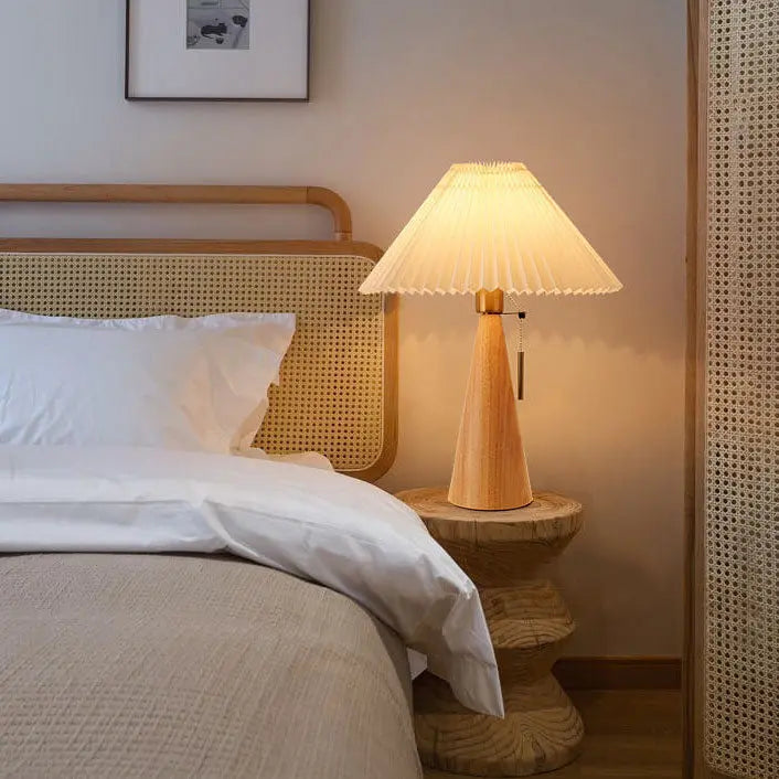 Luminis - Modern Minimalist Pleated Table Lamp Erbstuk