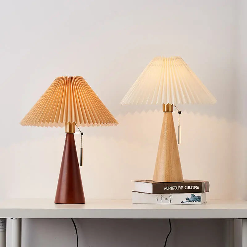 Luminis - Modern Minimalist Pleated Table Lamp Erbstuk