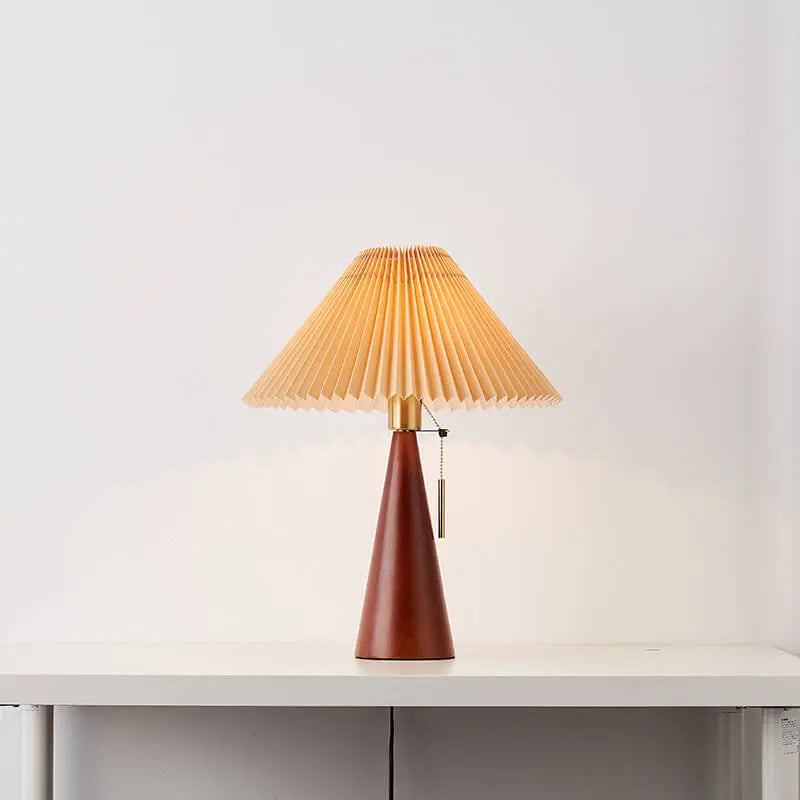 Luminis - Modern Minimalist Pleated Table Lamp Erbstuk