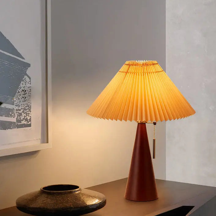 Luminis - Modern Minimalist Pleated Table Lamp Erbstuk