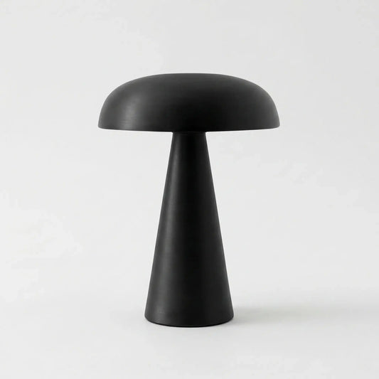 Portable Mushroom Table Lamp — Touch Control Rechargeable LED Nightstand Lamp, Cordless — Bedside Lamp, Patio and Camping Lamp — Dimmable Warm-to-White Accent Light Erbstuk