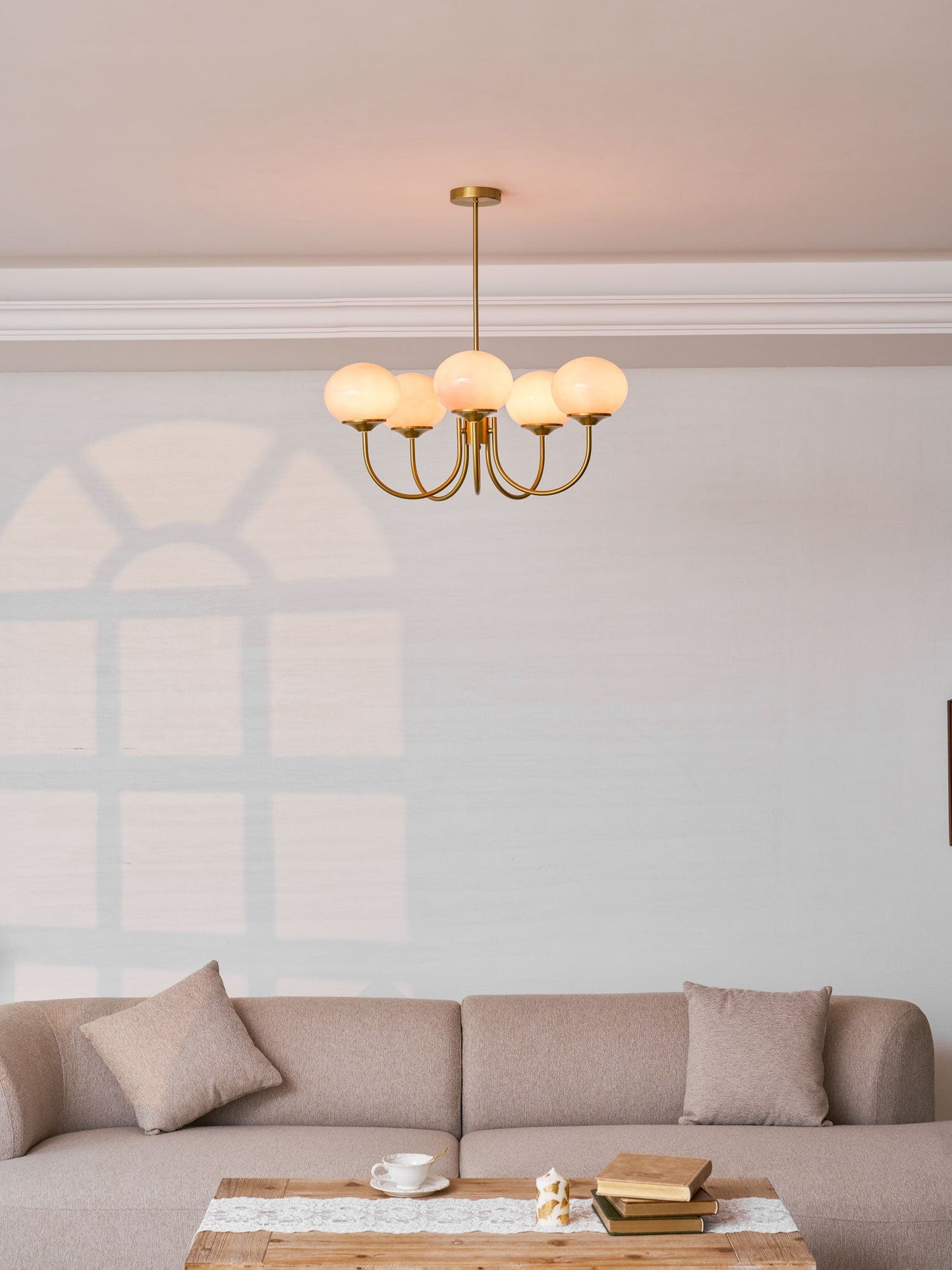 Bergen Glass Globe Cluster Chandelier