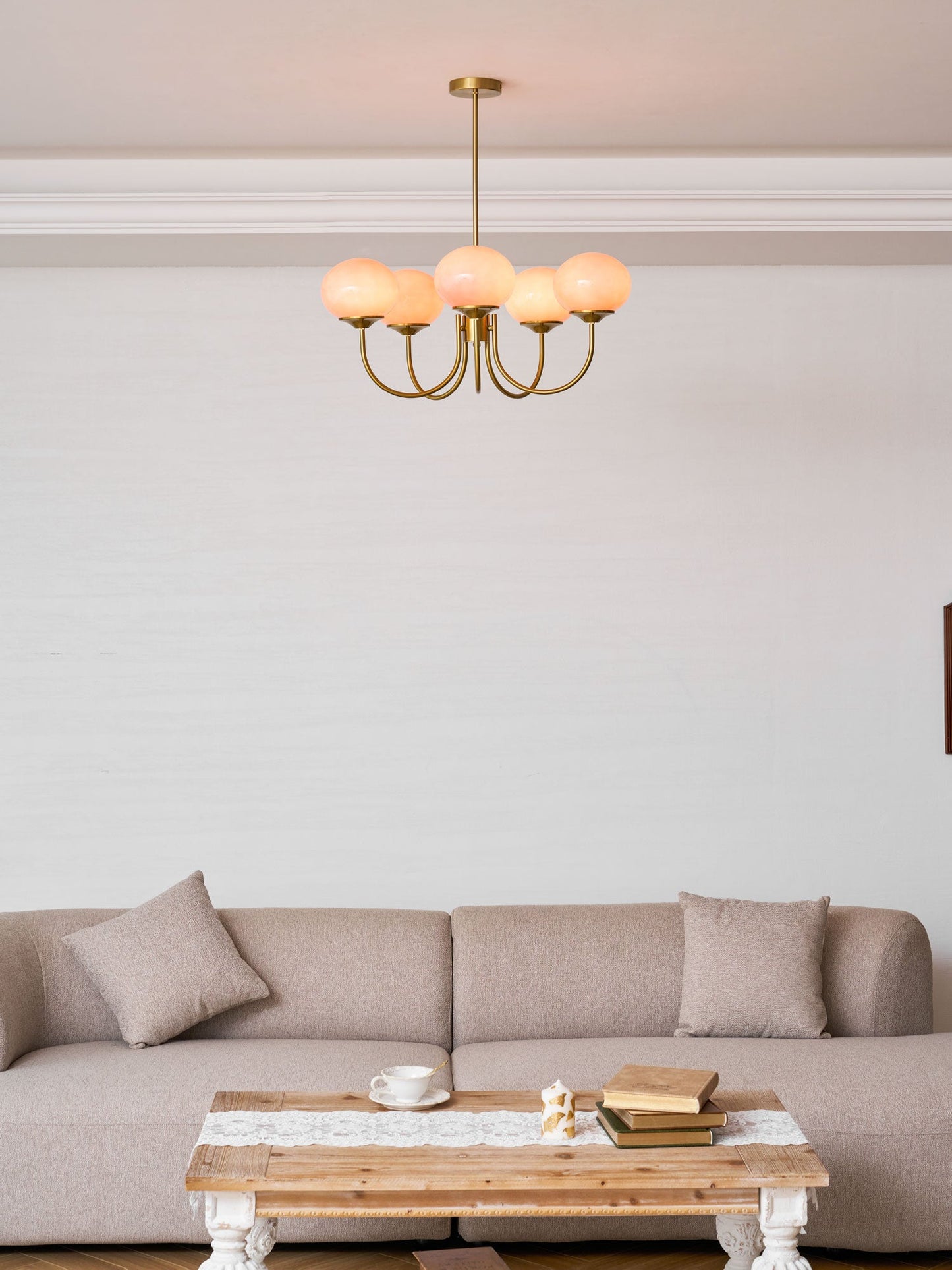 Bergen Glass Globe Cluster Chandelier