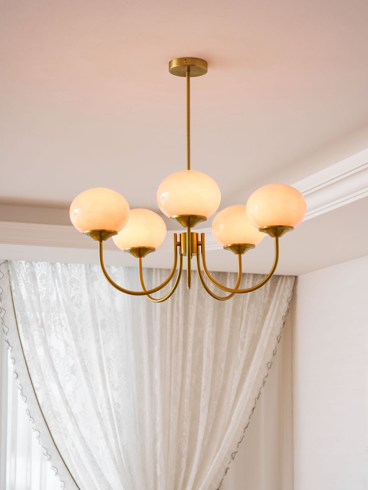 Bergen Glass Globe Cluster Chandelier