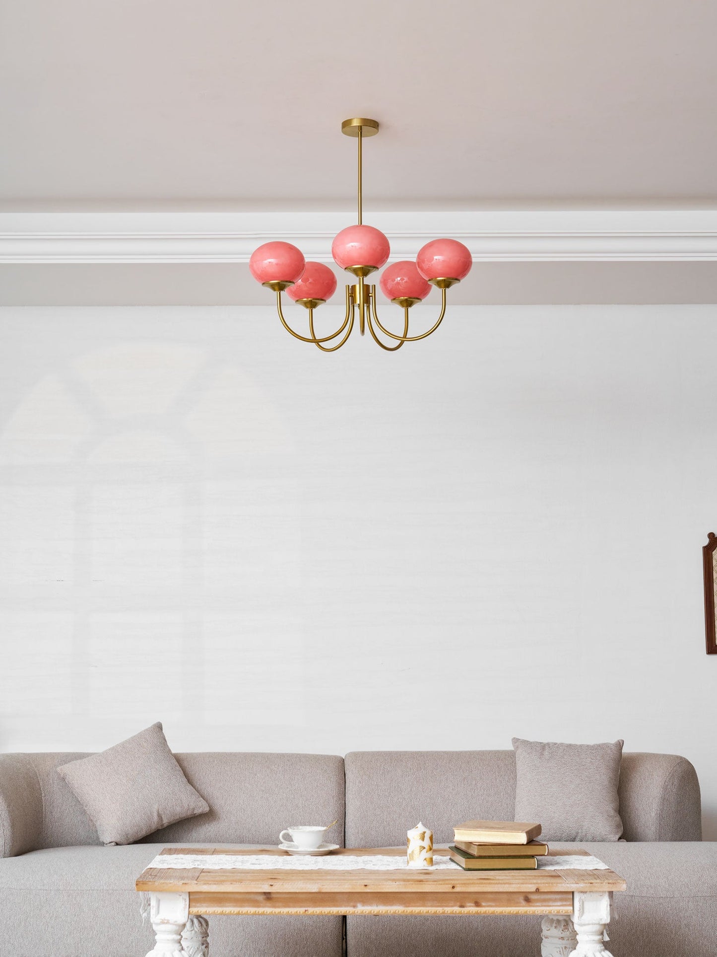 Bergen Glass Globe Cluster Chandelier
