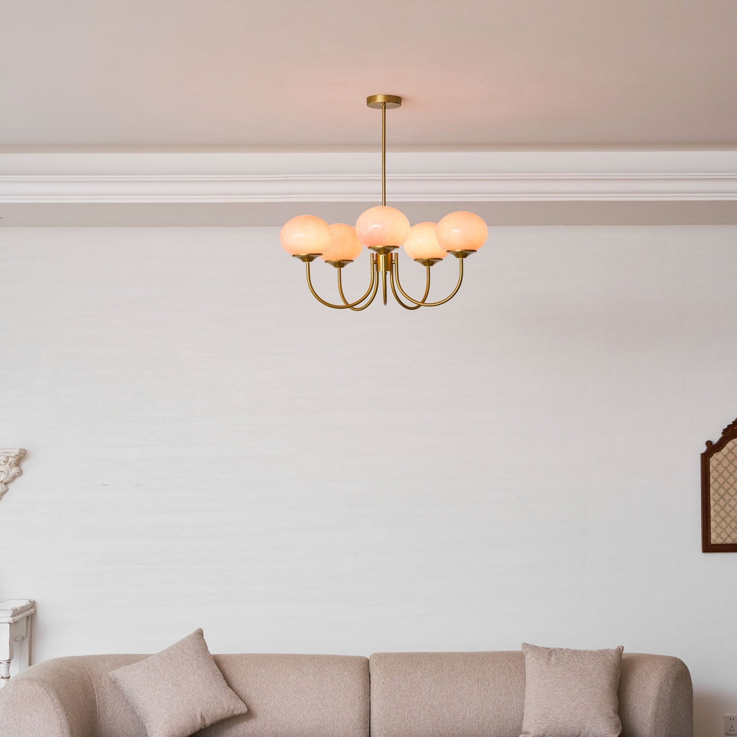 Bergen Glass Globe Cluster Chandelier