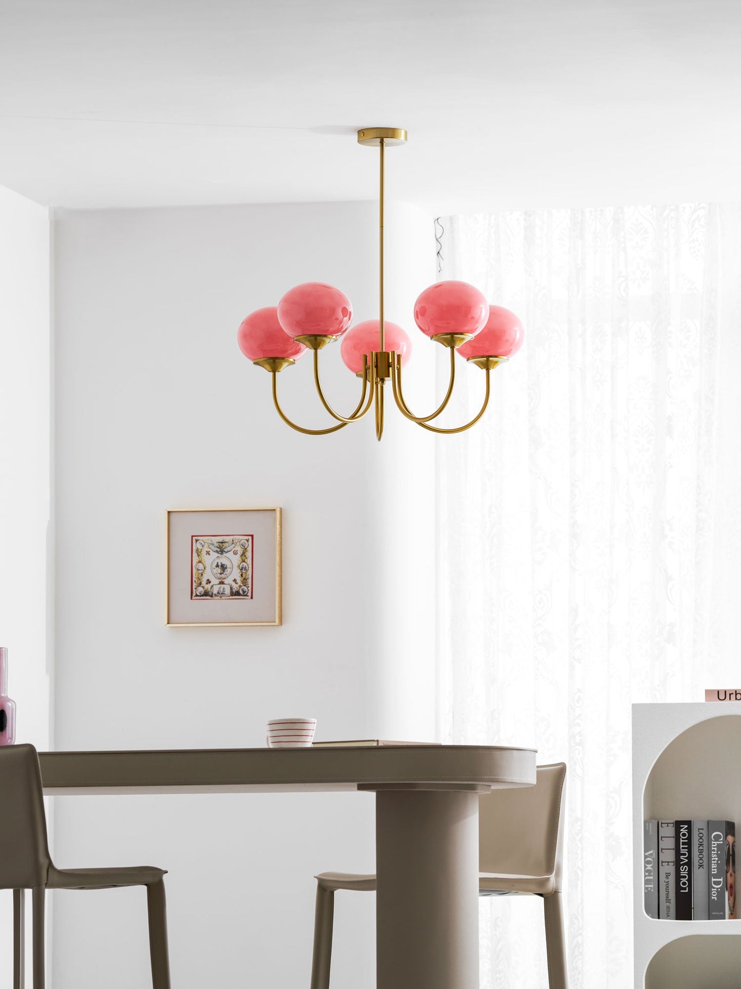 Bergen Glass Globe Cluster Chandelier
