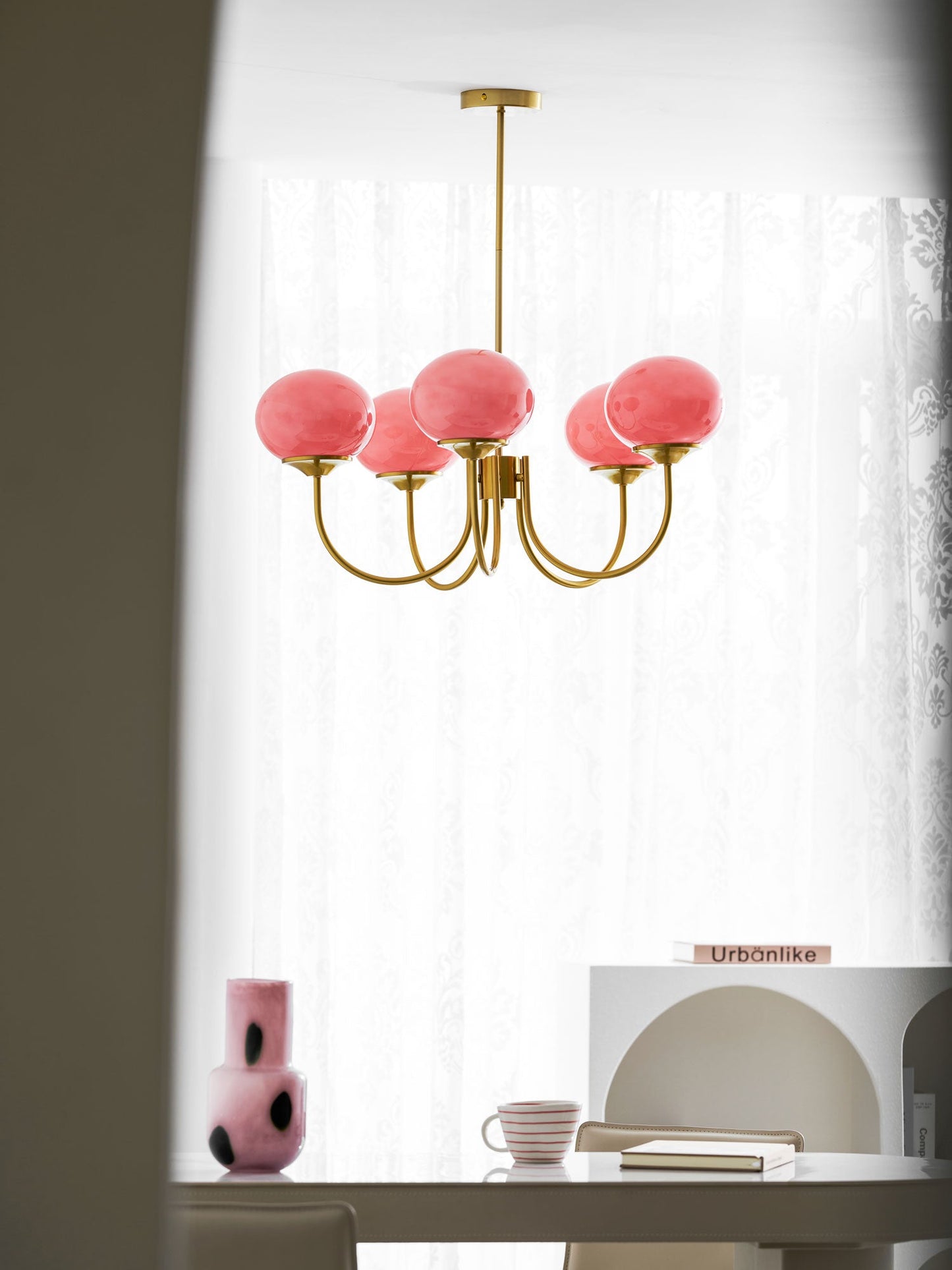 Bergen Glass Globe Cluster Chandelier