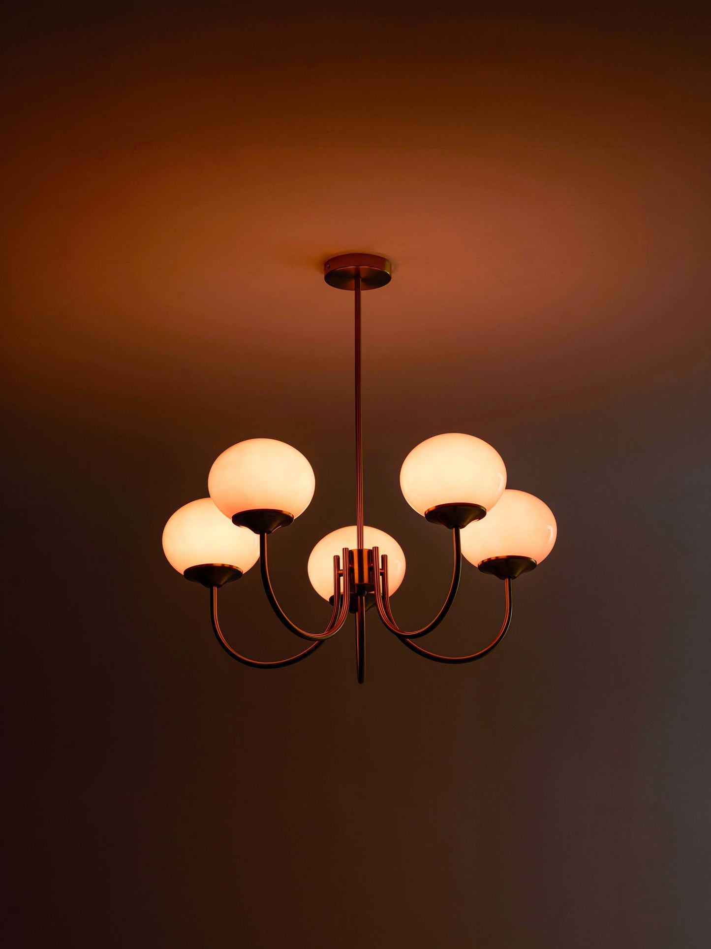 Bergen Glass Globe Cluster Chandelier