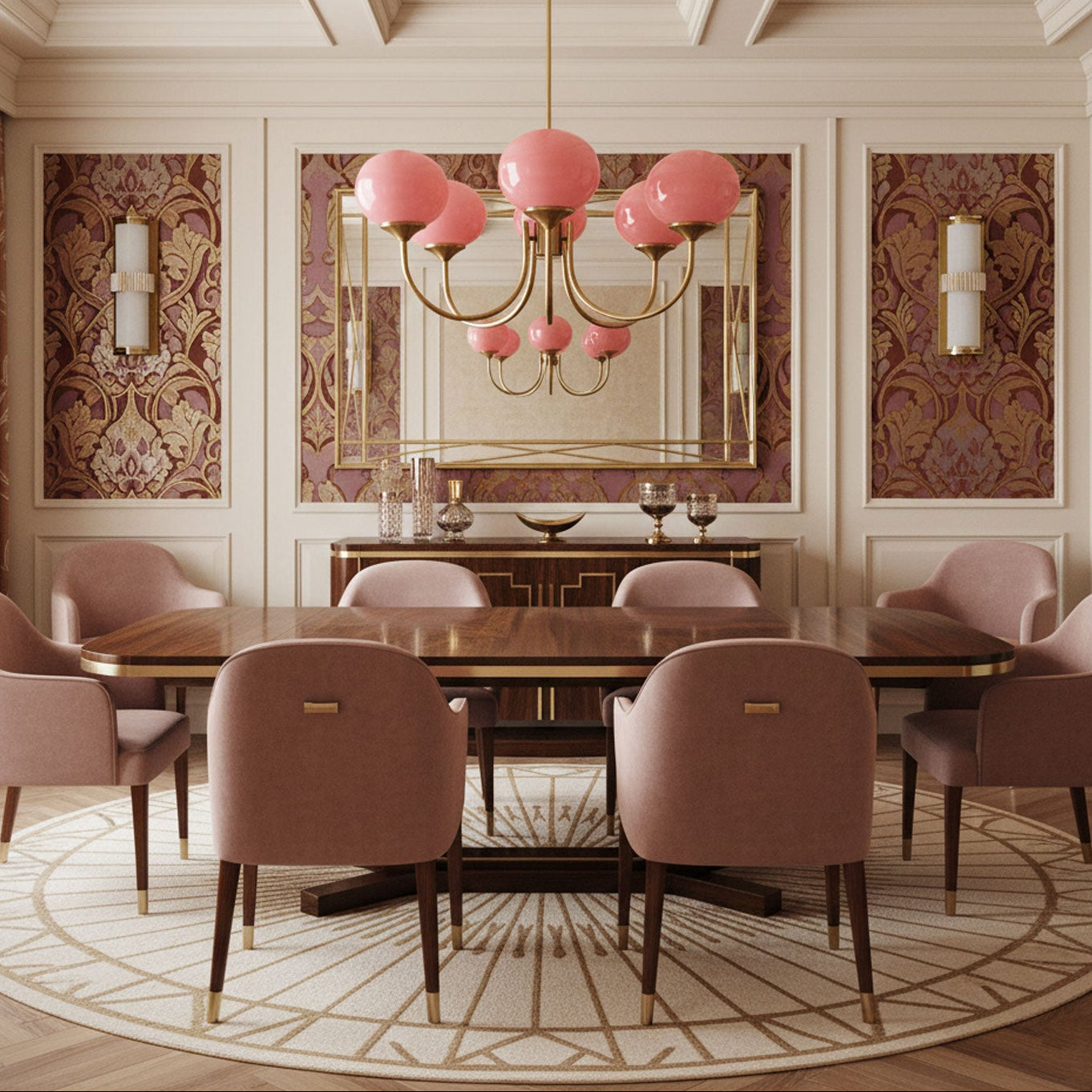 Bergen Glass Globe Cluster Chandelier