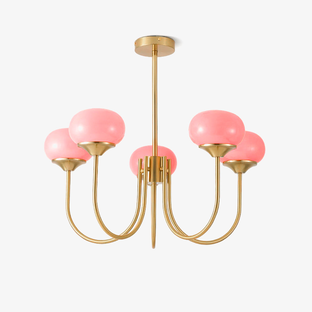 Bergen Glass Globe Cluster Chandelier