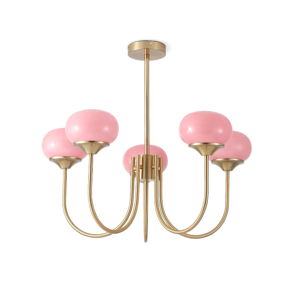 Bergen Glass Globe Cluster Chandelier