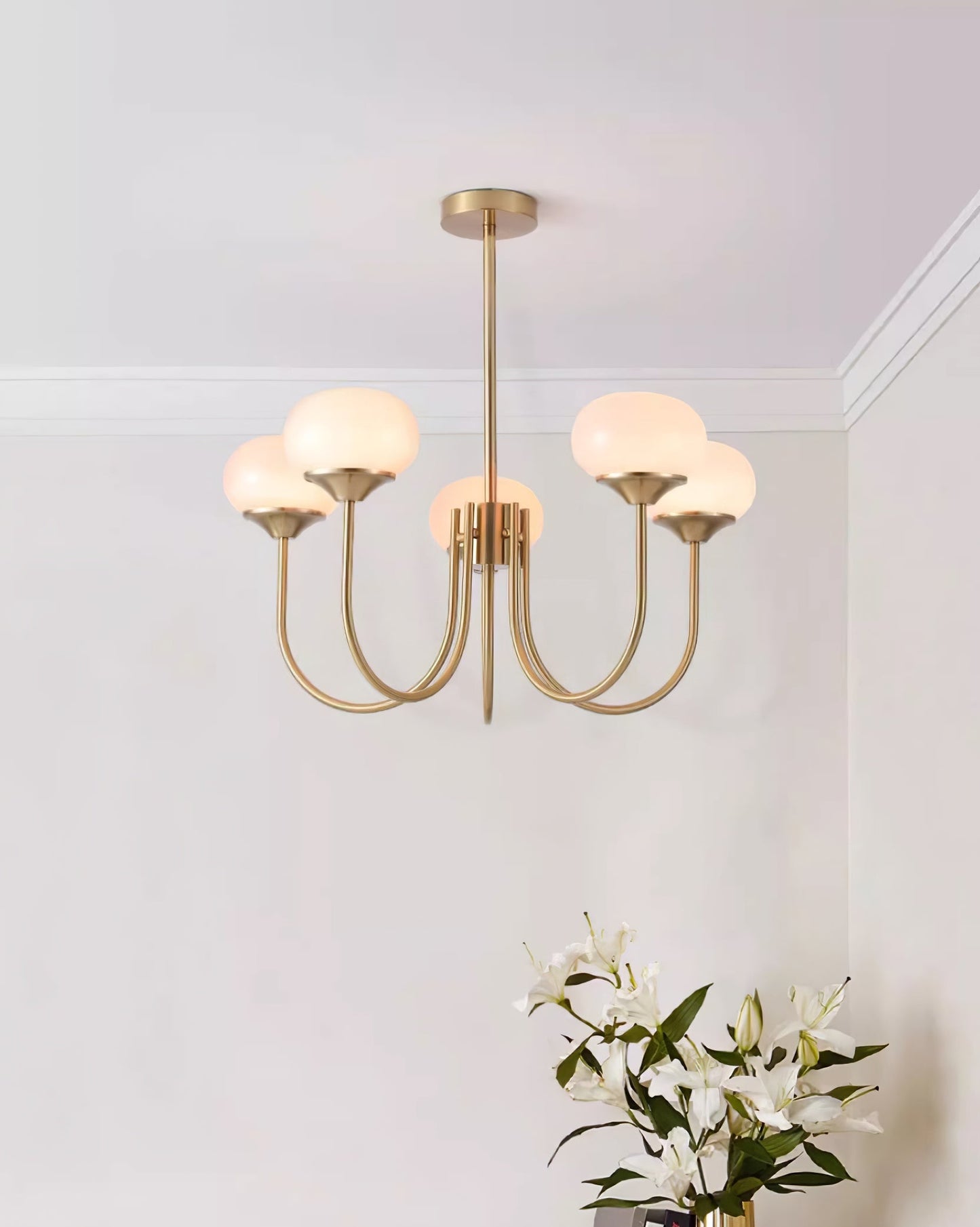 Bergen Glass Globe Cluster Chandelier