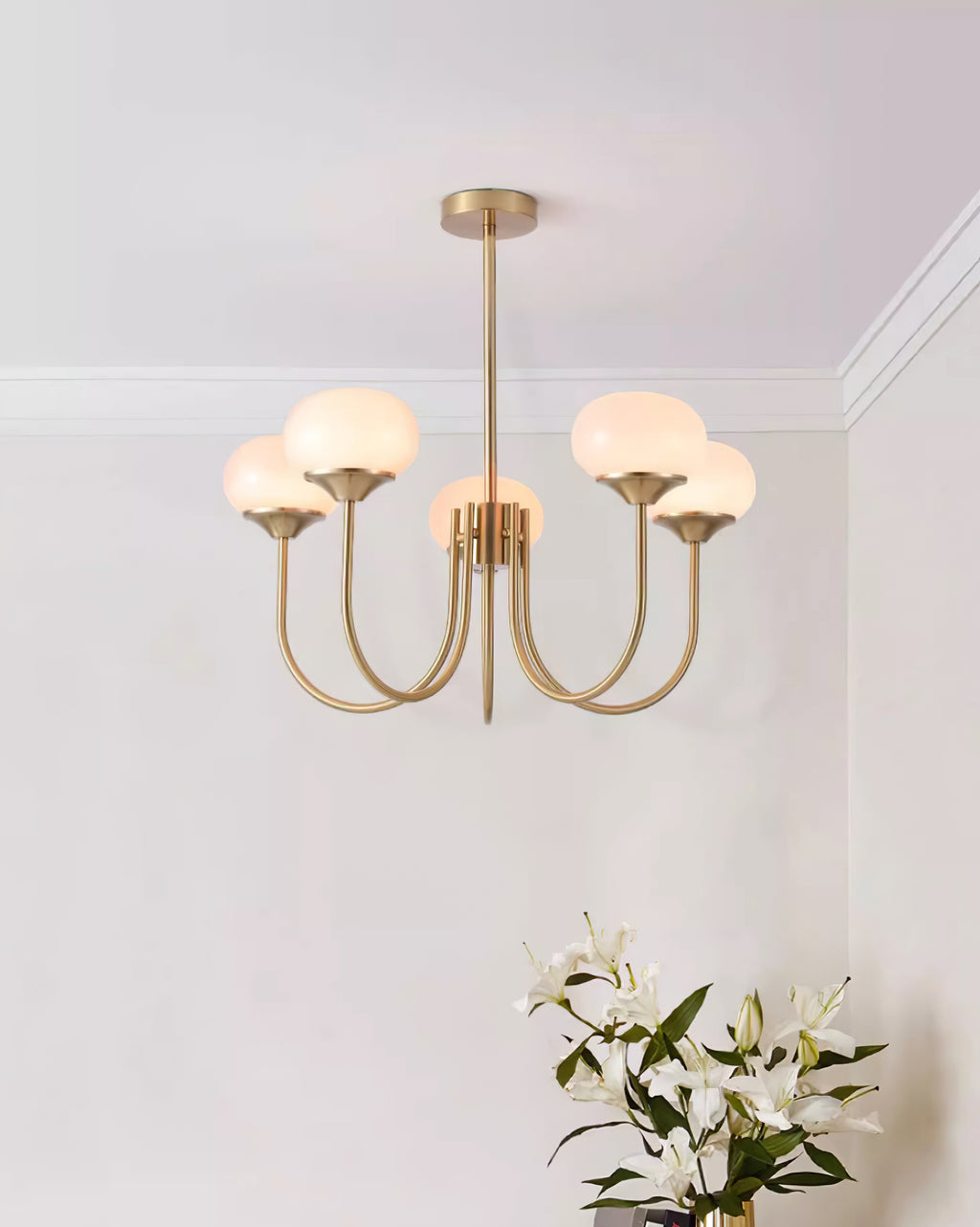 Bergen Glass Globe Cluster Chandelier