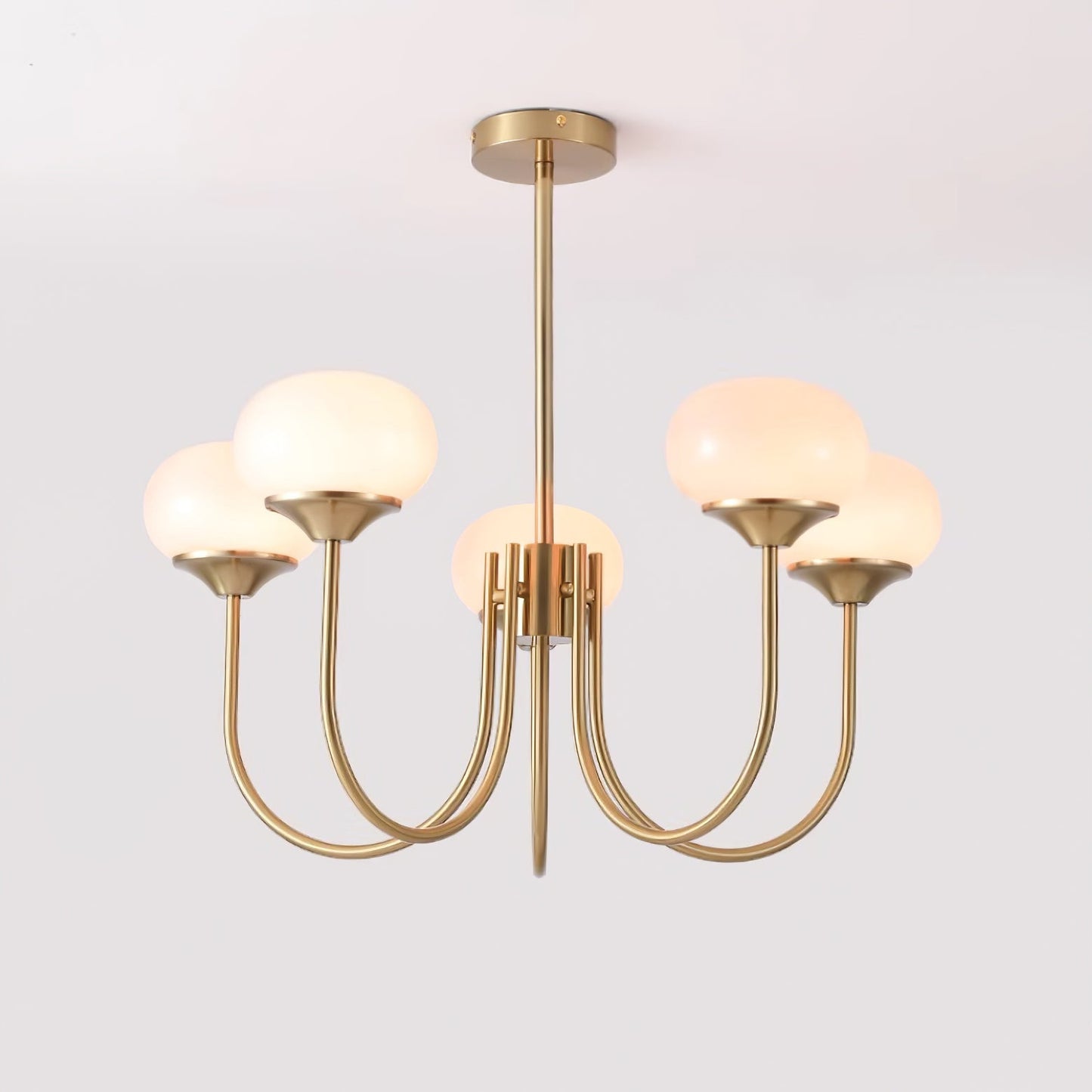Bergen Glass Globe Cluster Chandelier