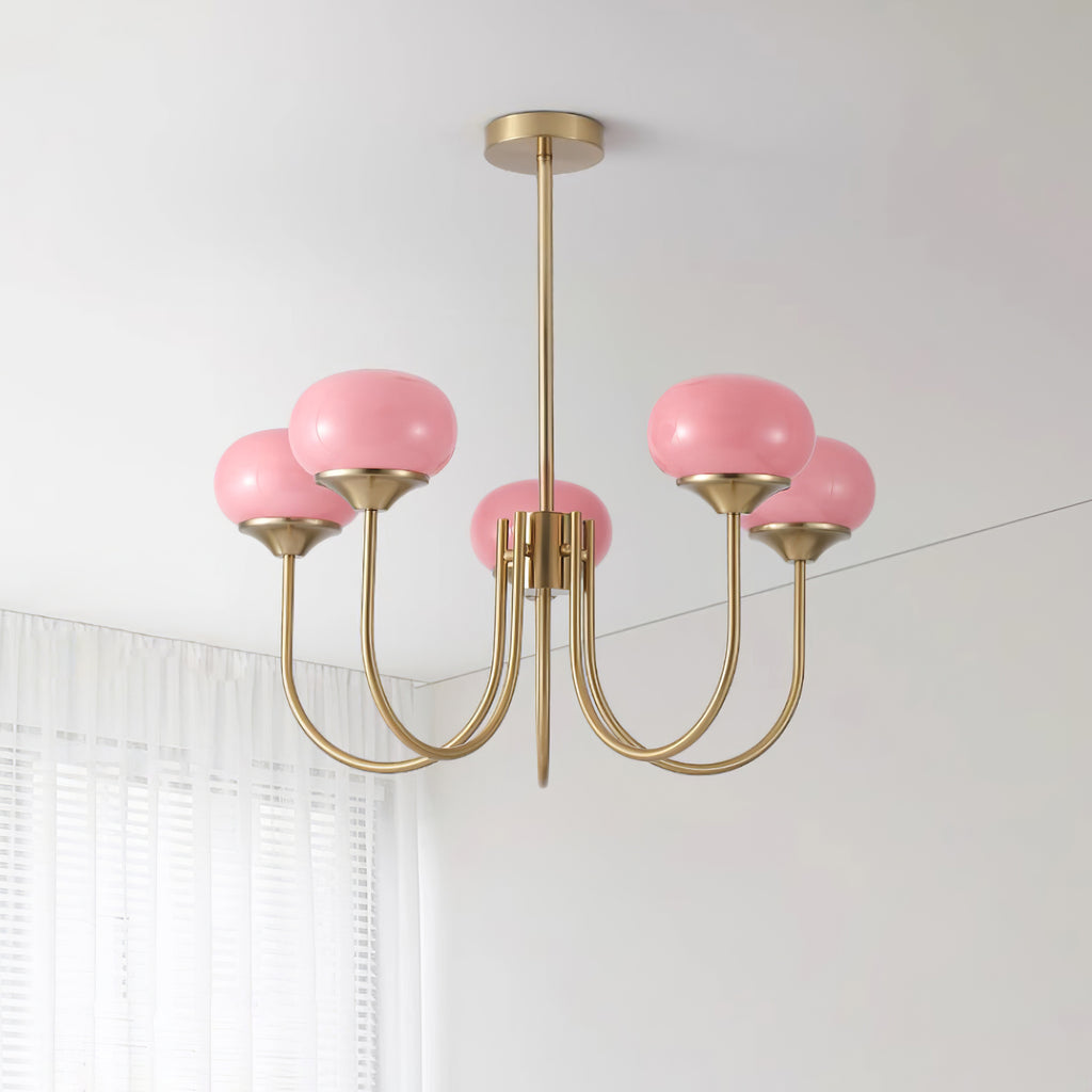 Bergen Glass Globe Cluster Chandelier