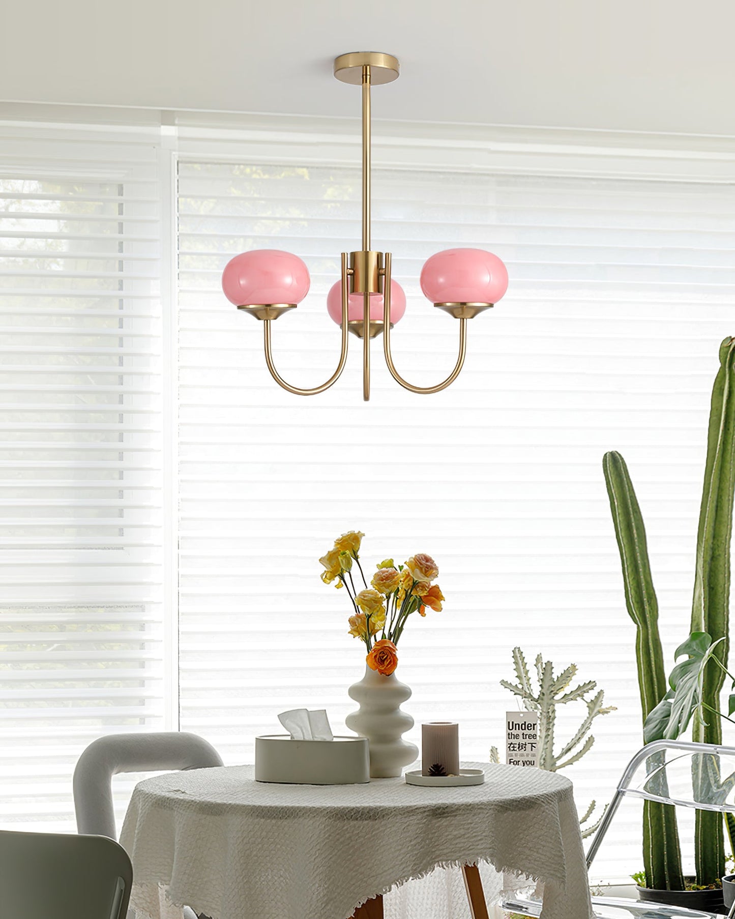Bergen Glass Globe Cluster Chandelier