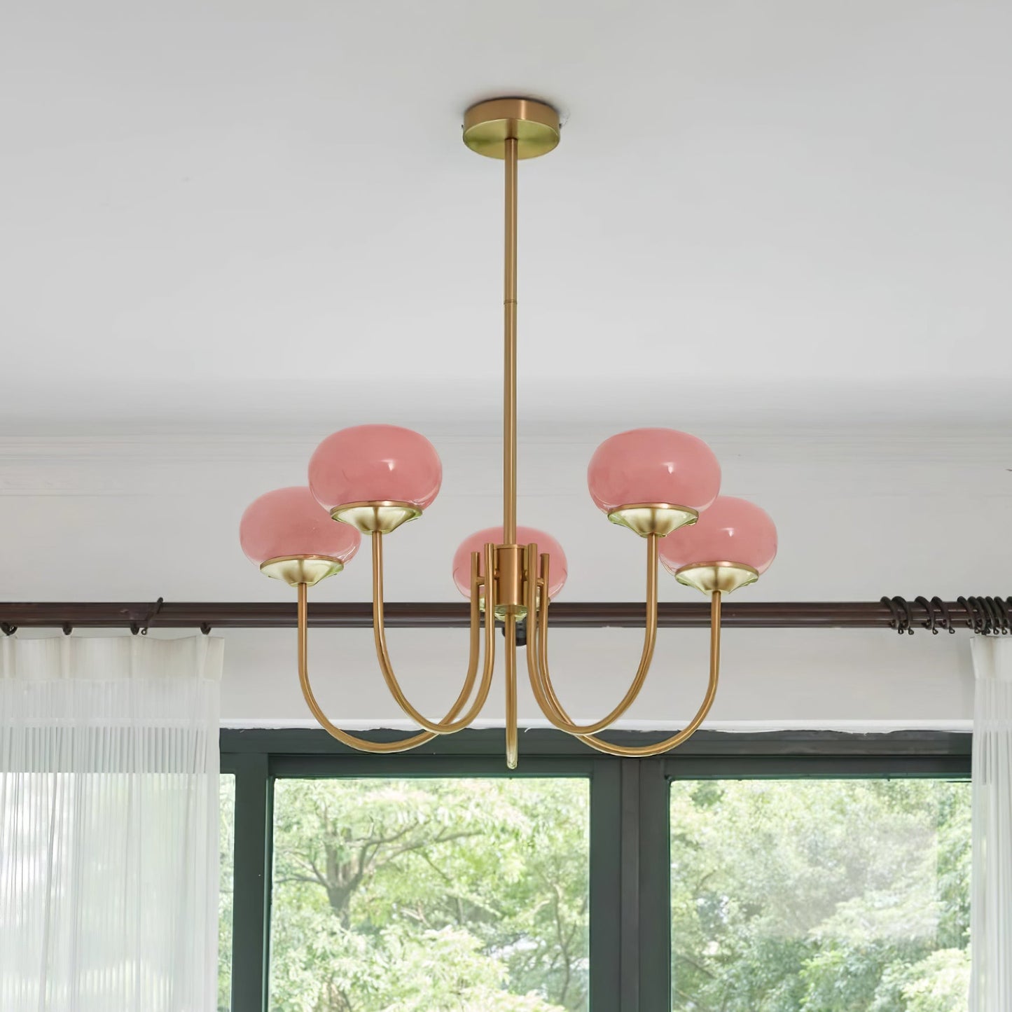 Bergen Glass Globe Cluster Chandelier