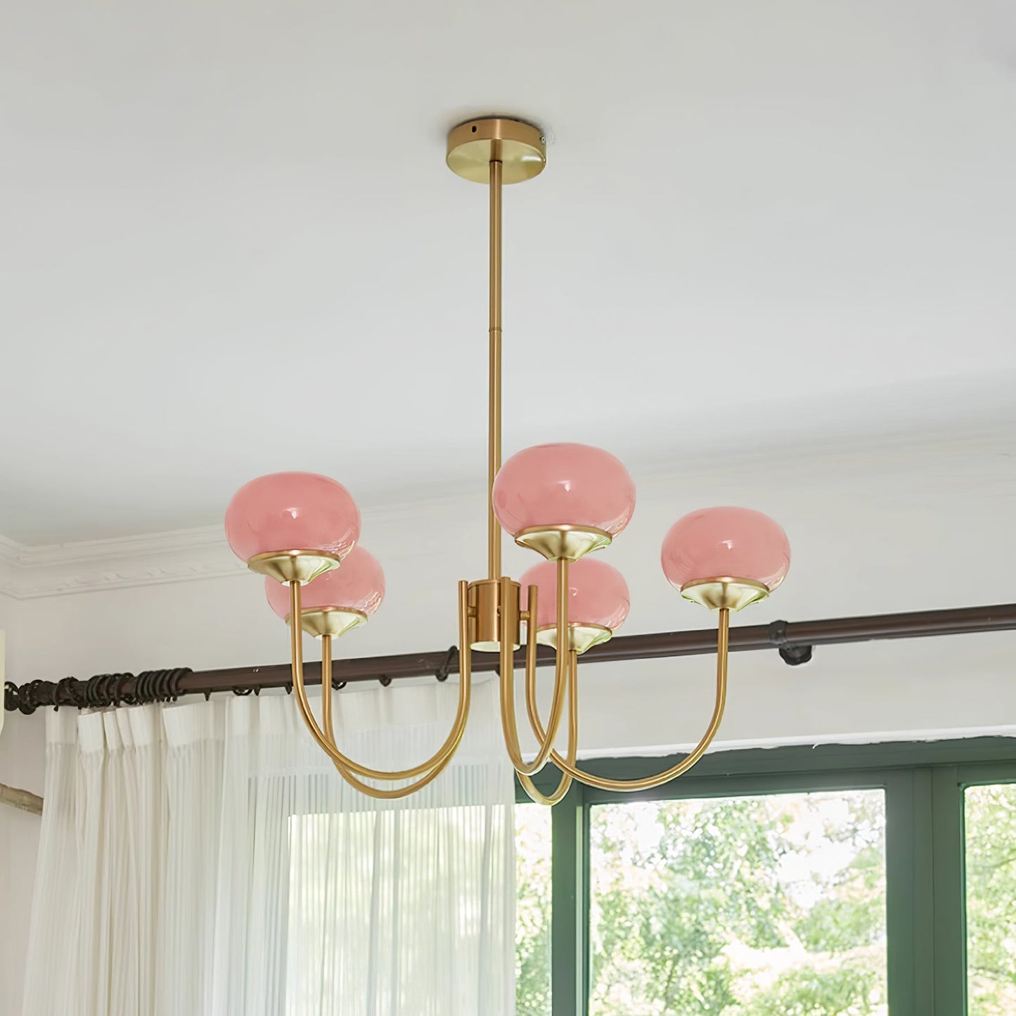 Bergen Glass Globe Cluster Chandelier