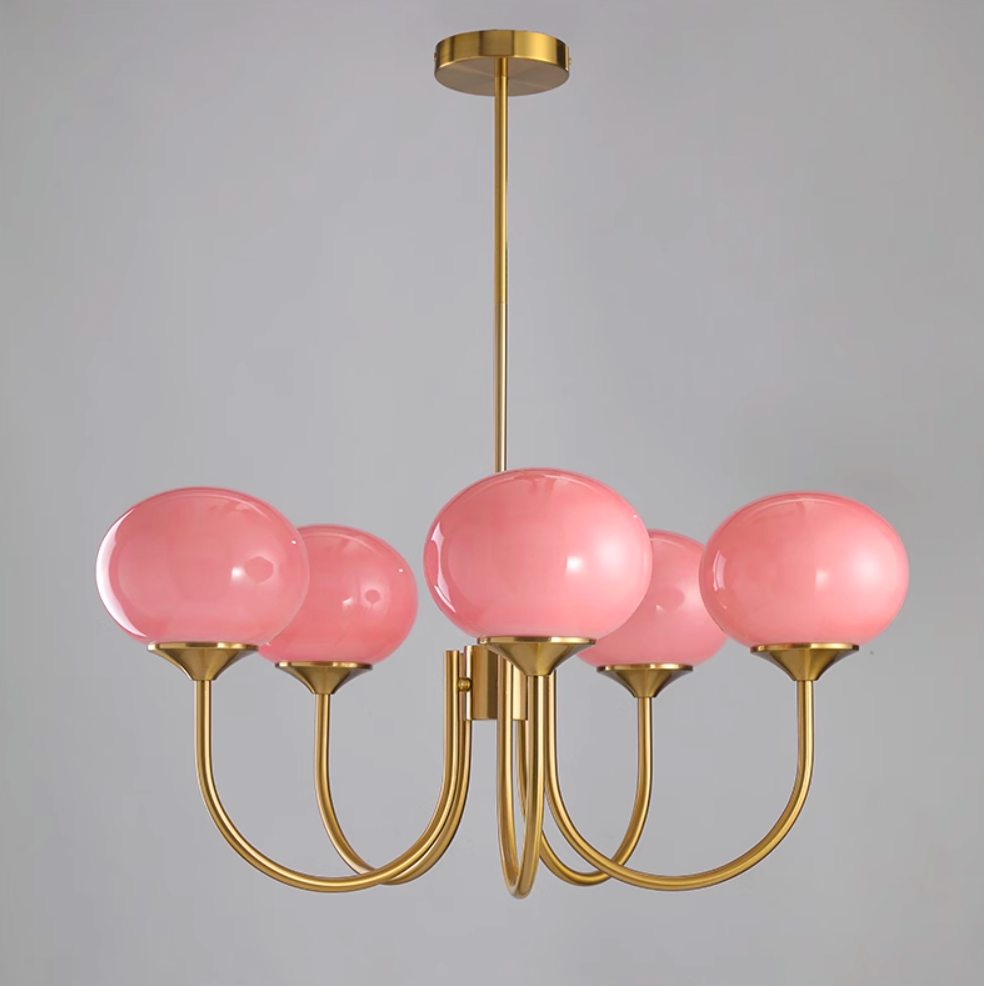 Bergen Glass Globe Cluster Chandelier
