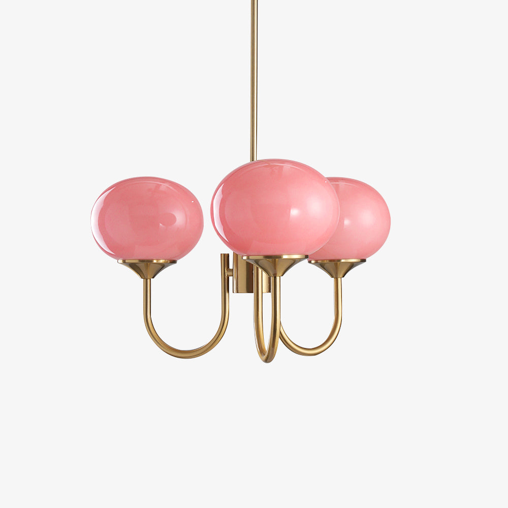 Bergen Glass Globe Cluster Chandelier