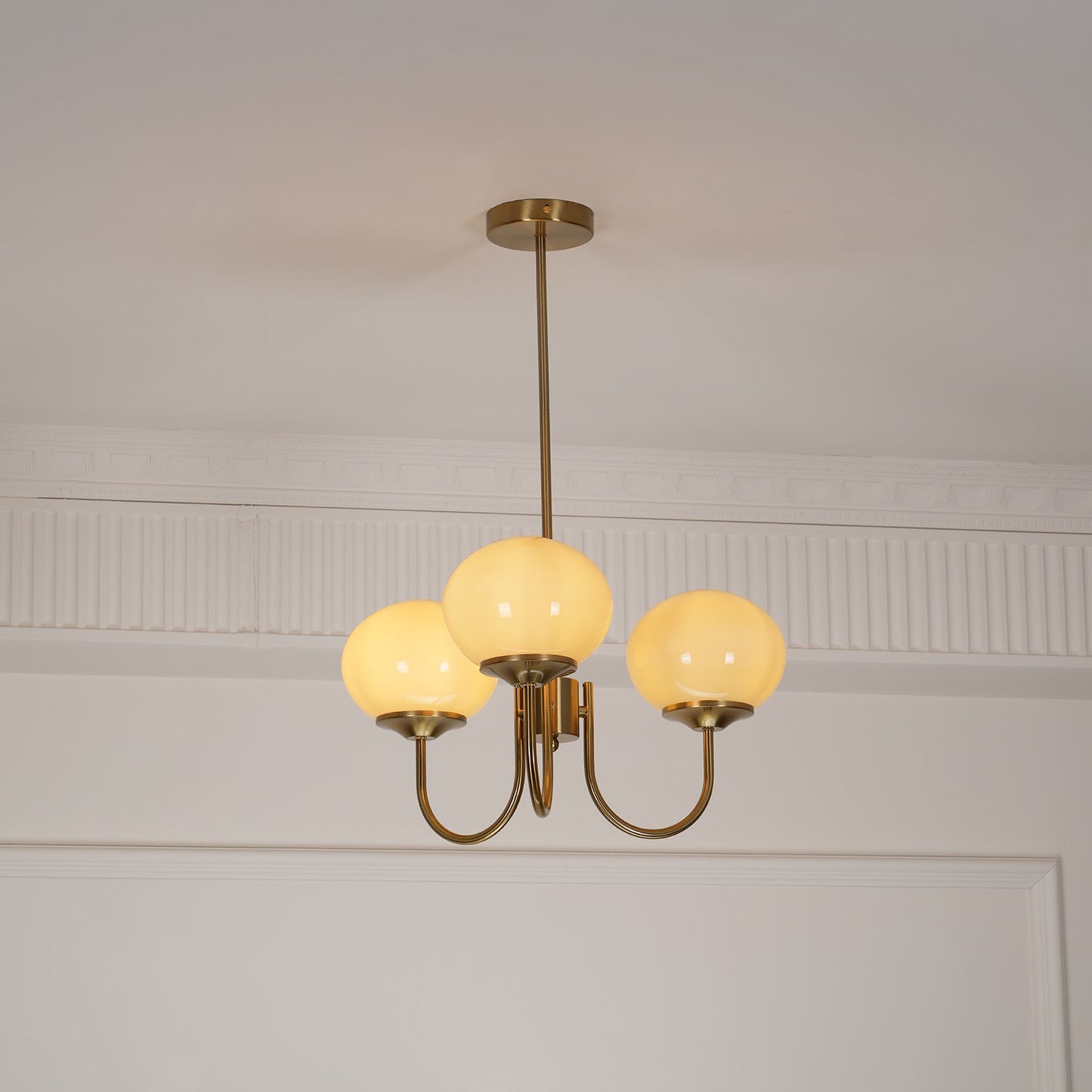 Bergen Glass Globe Cluster Chandelier
