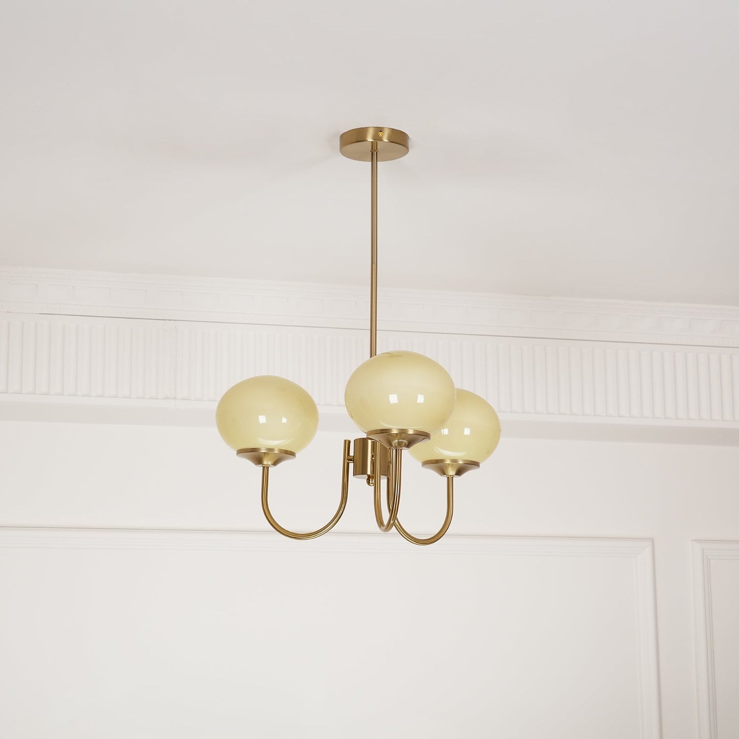 Bergen Glass Globe Cluster Chandelier