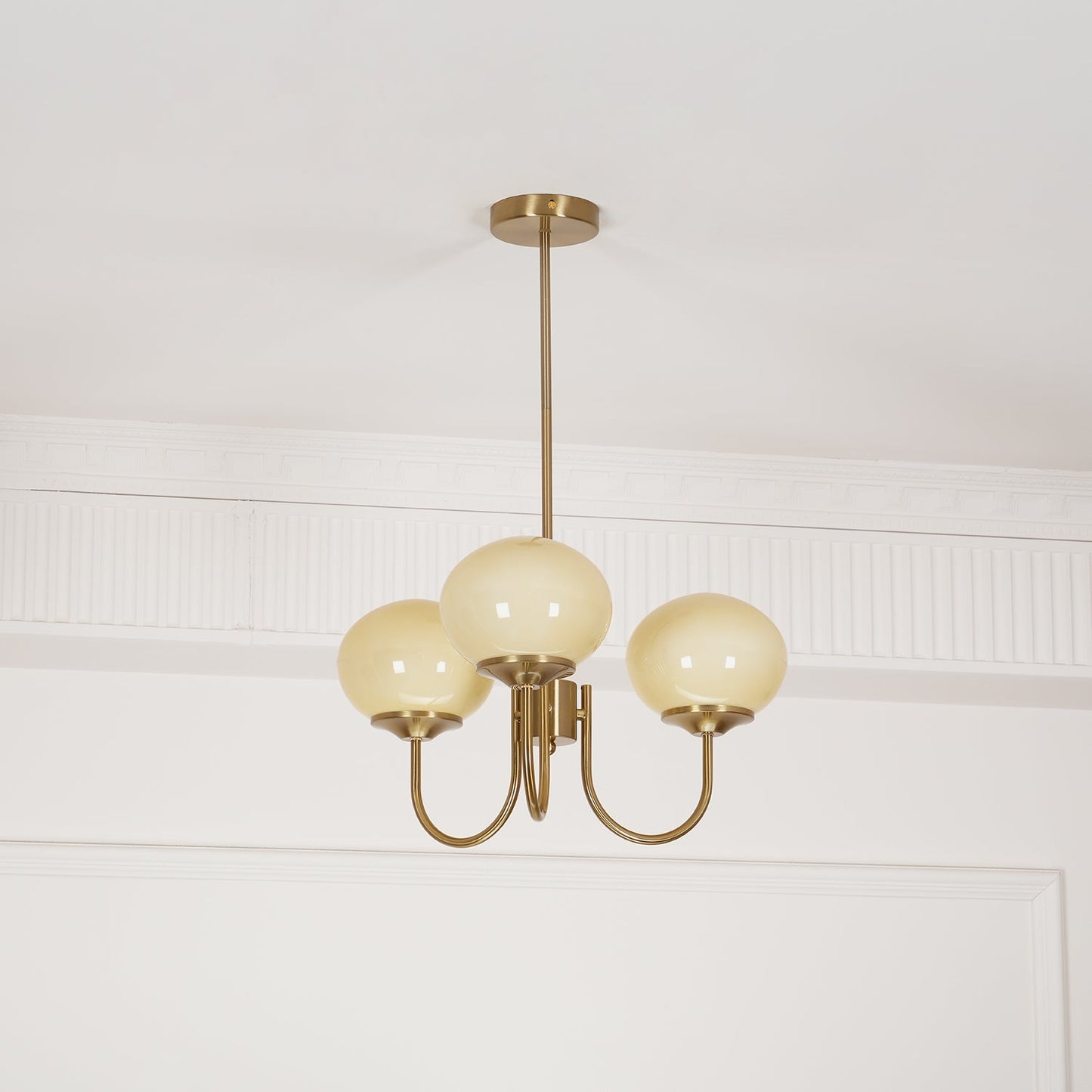 Bergen Glass Globe Cluster Chandelier