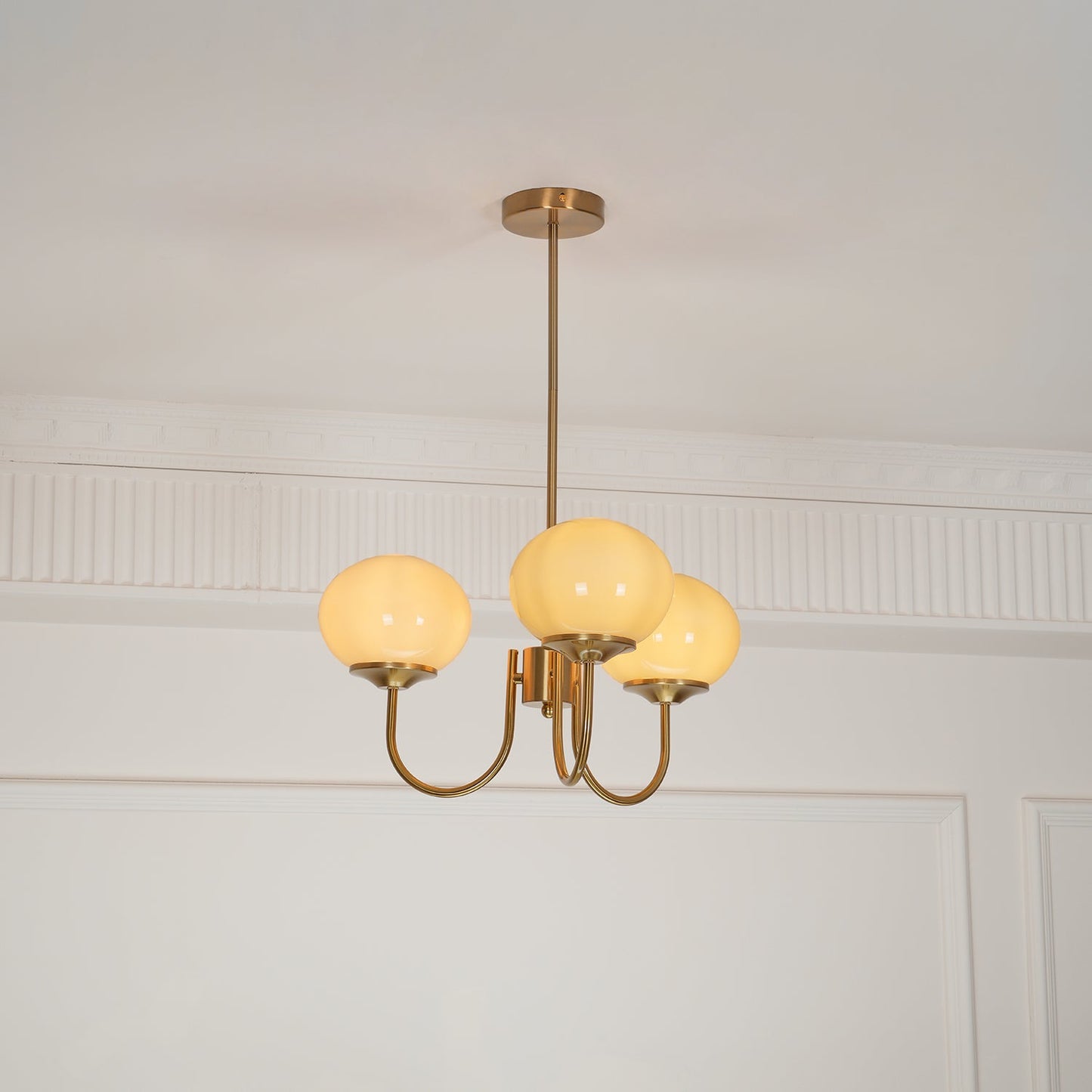 Bergen Glass Globe Cluster Chandelier