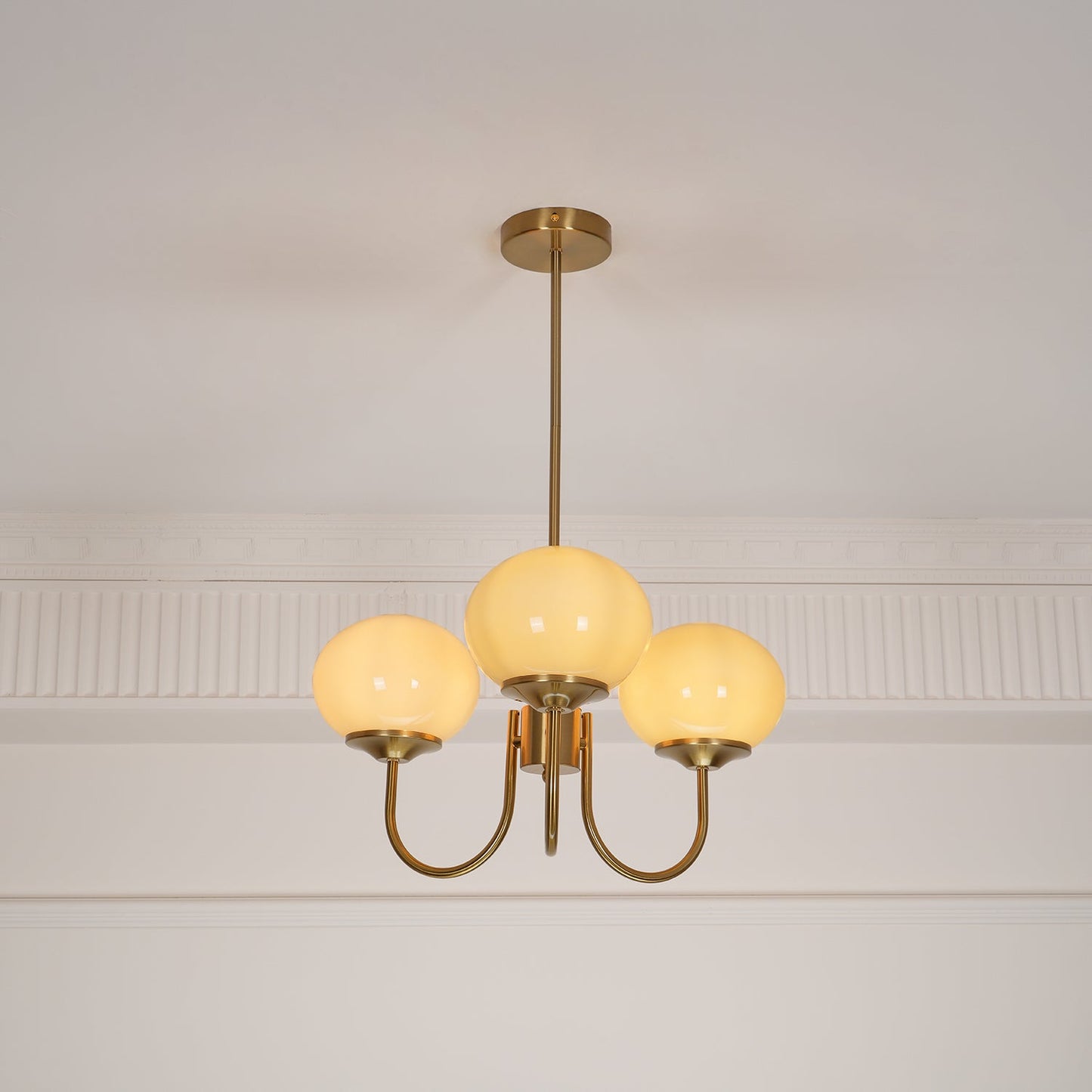 Bergen Glass Globe Cluster Chandelier
