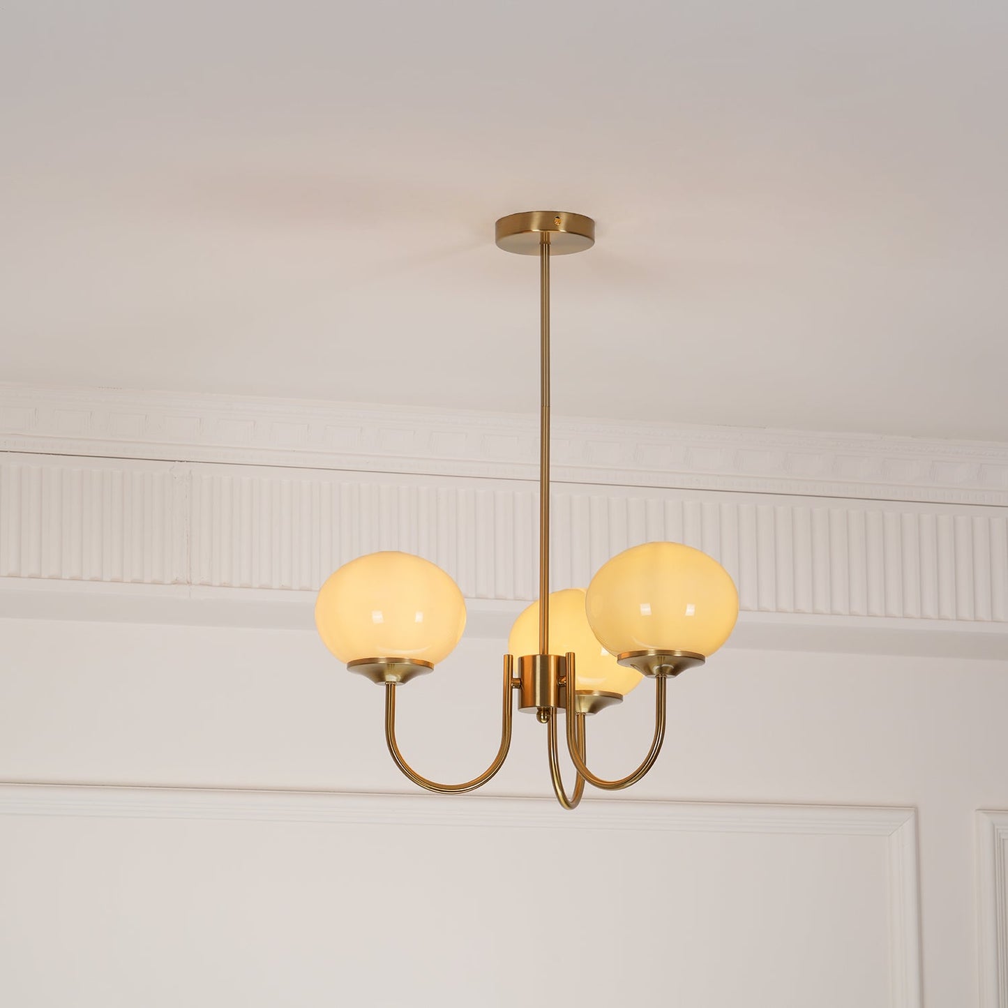 Bergen Glass Globe Cluster Chandelier