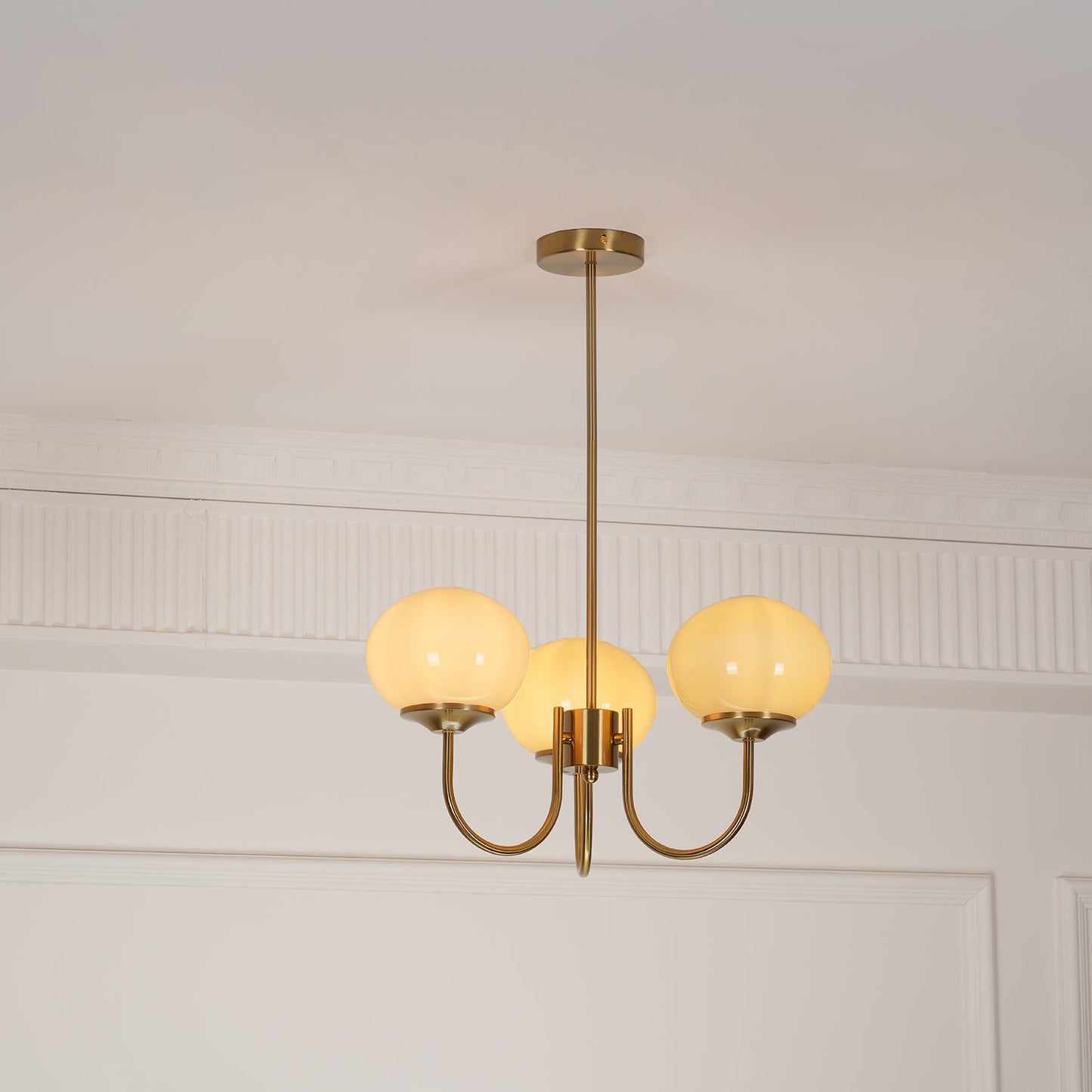 Bergen Glass Globe Cluster Chandelier