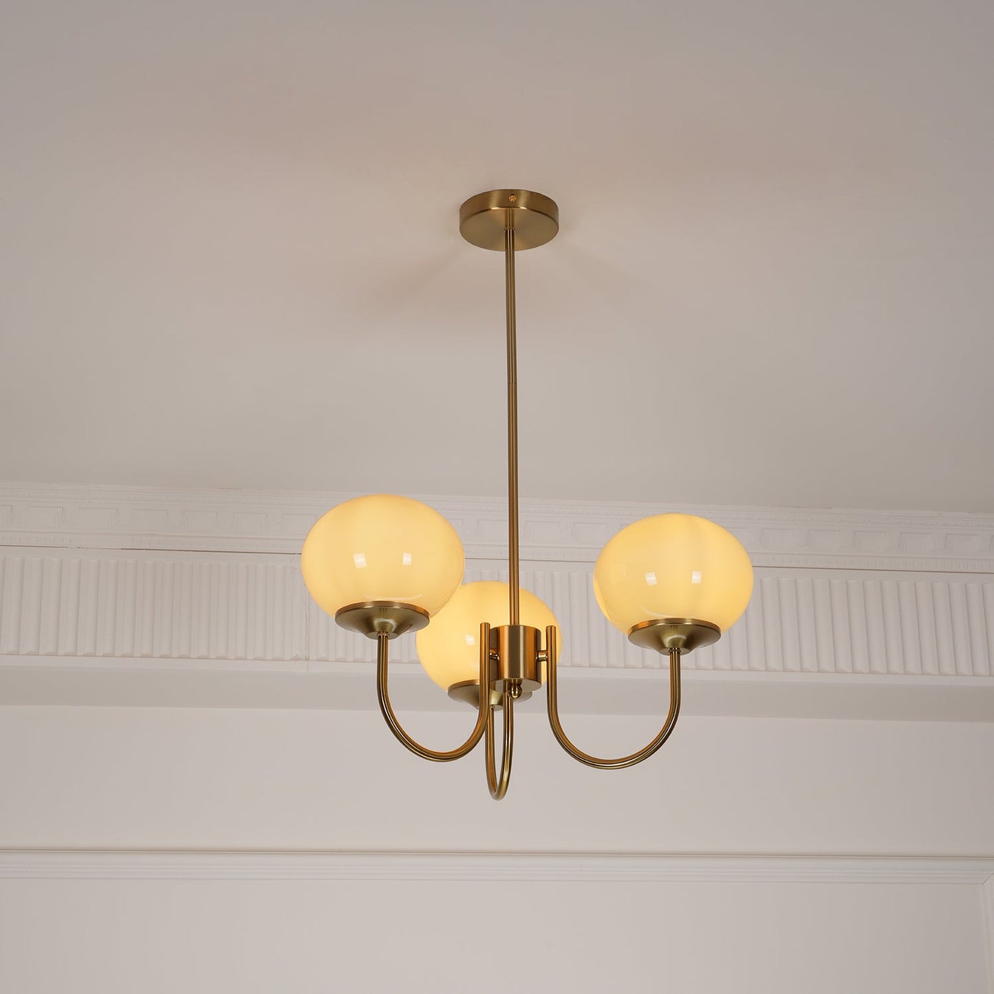 Bergen Glass Globe Cluster Chandelier