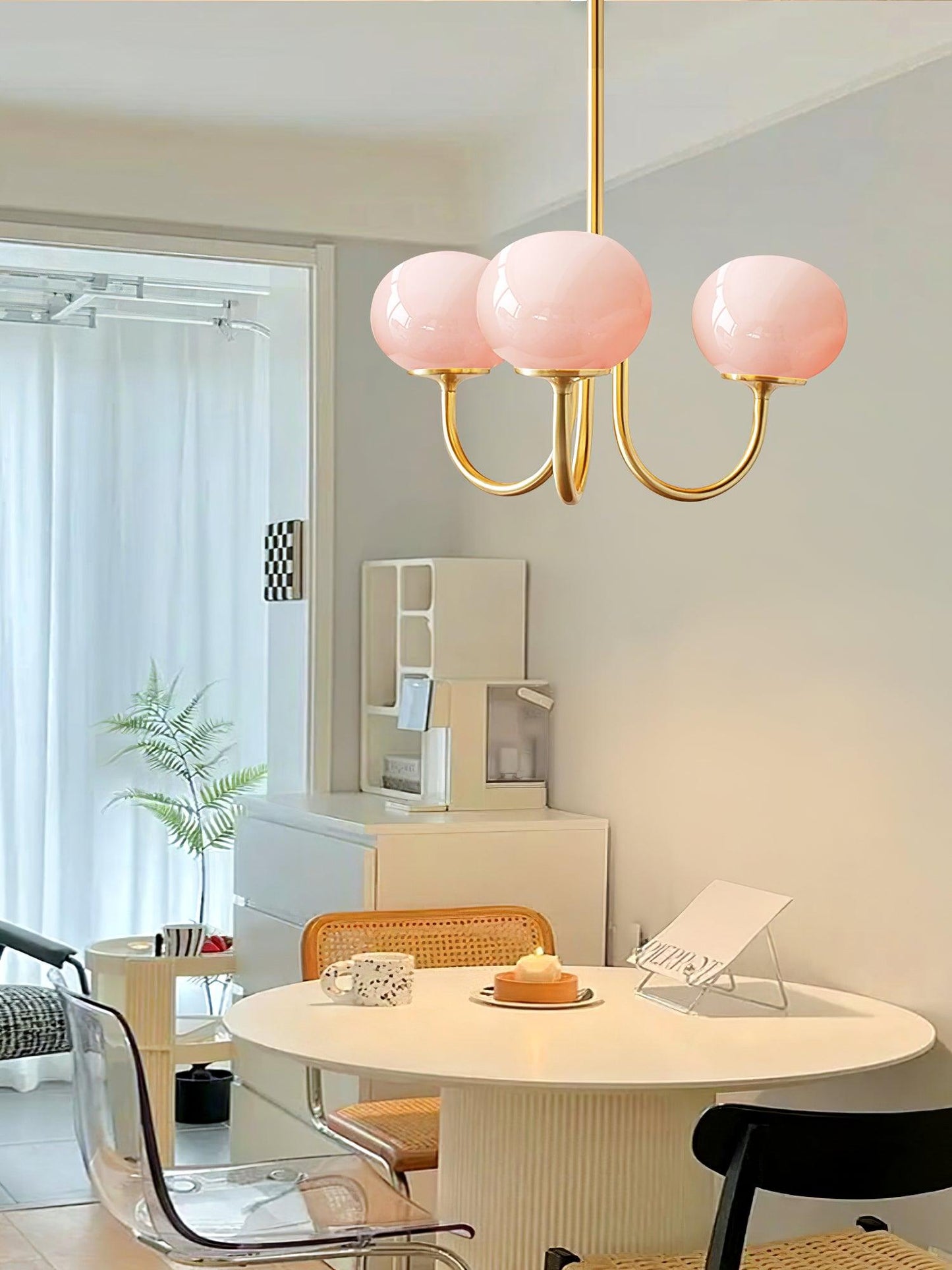 Bergen Glass Globe Cluster Chandelier