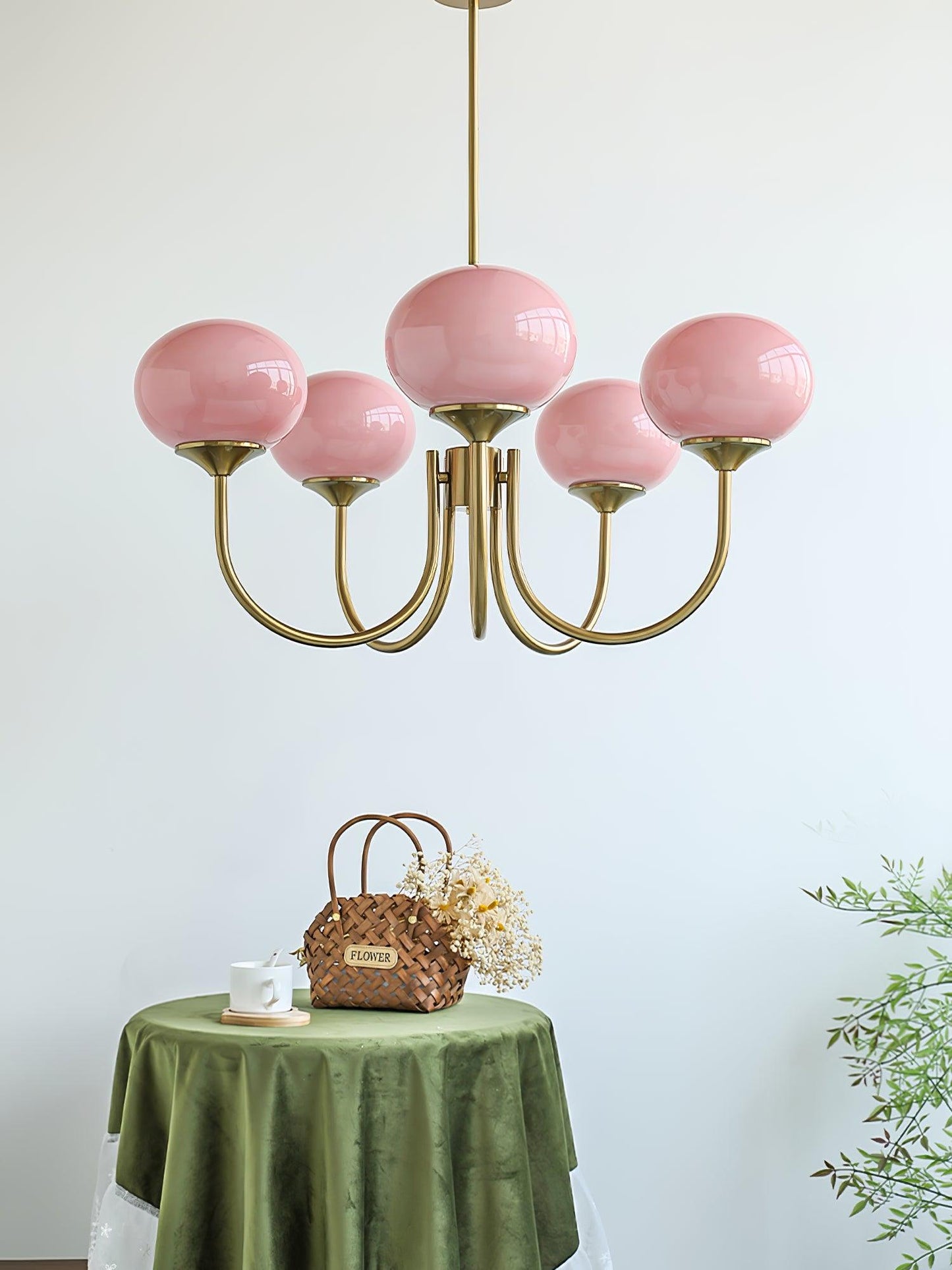 Bergen Glass Globe Cluster Chandelier