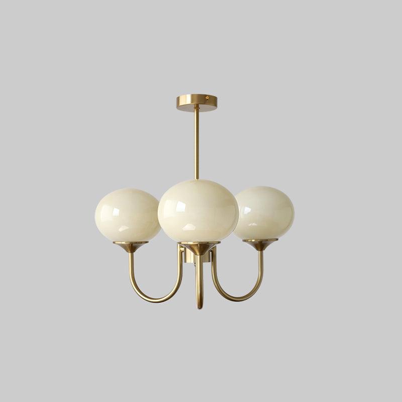 Bergen Glass Globe Cluster Chandelier