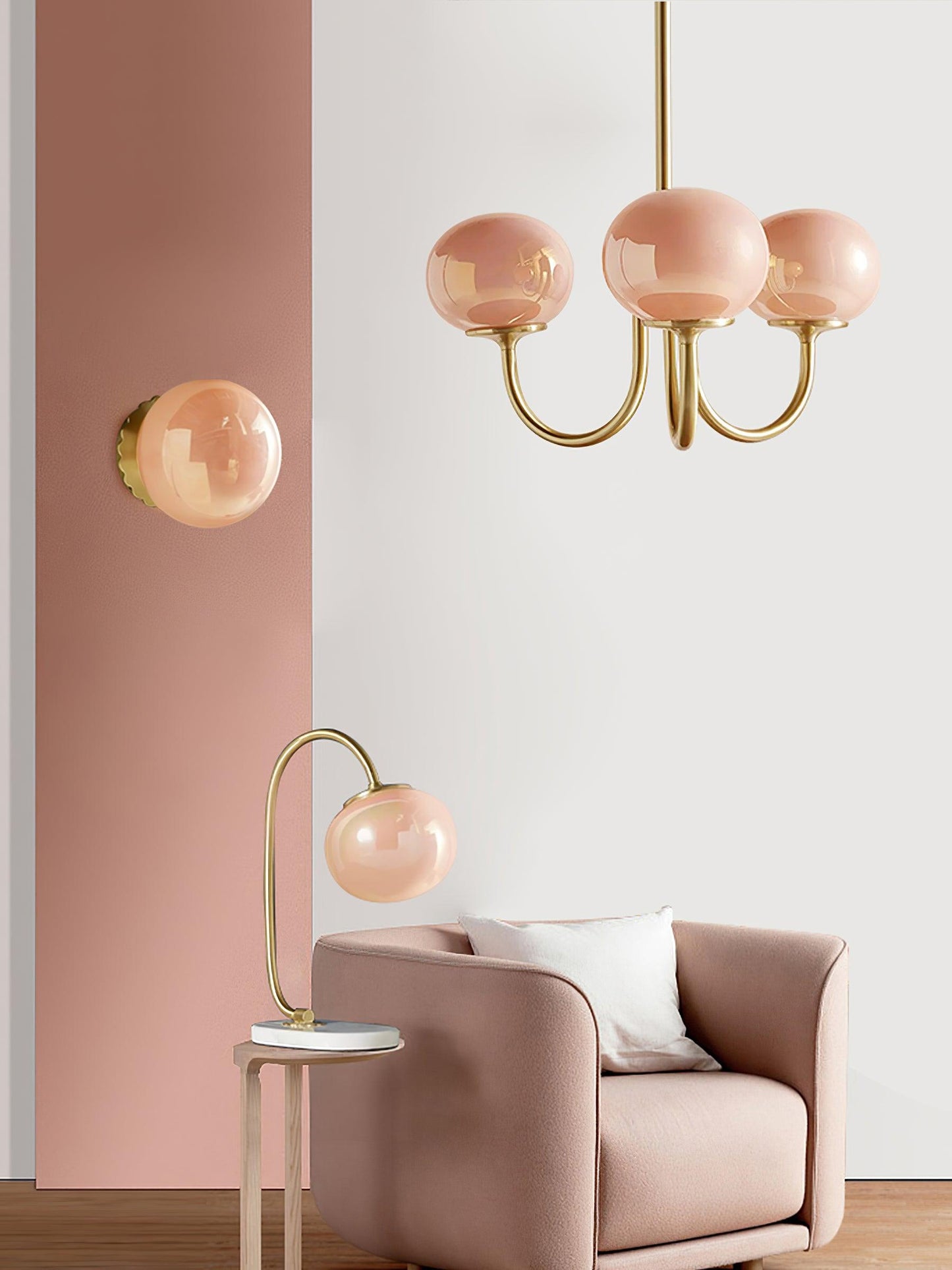 Bergen Glass Globe Cluster Chandelier