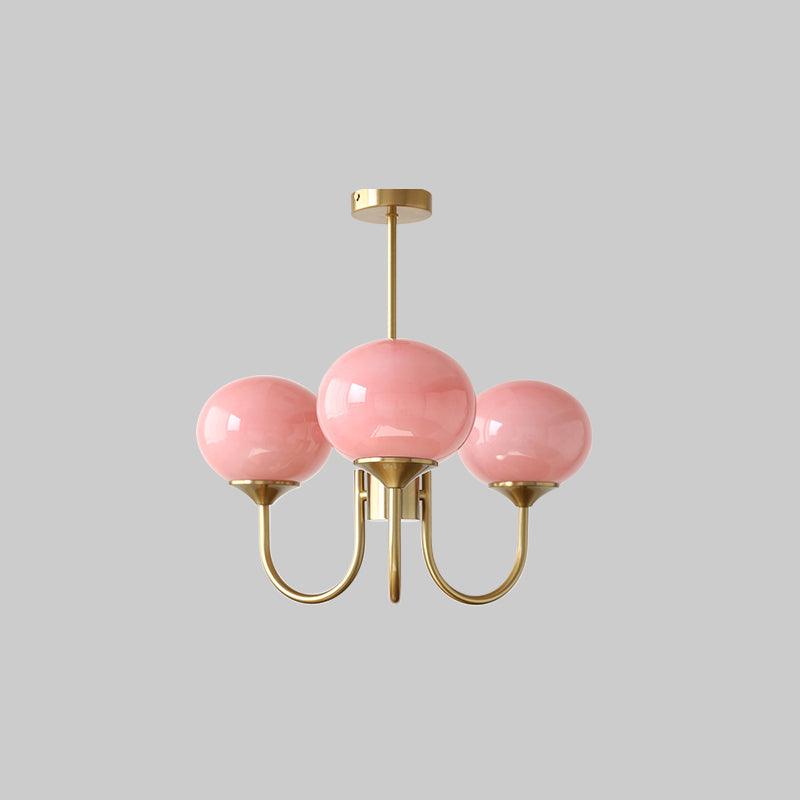 Bergen Glass Globe Cluster Chandelier