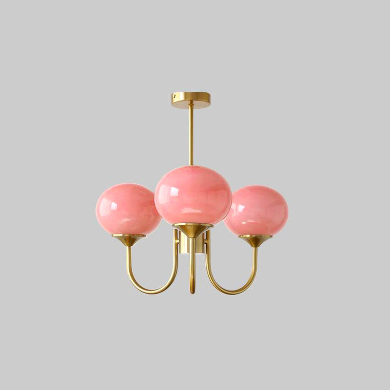 Bergen Glass Globe Cluster Chandelier