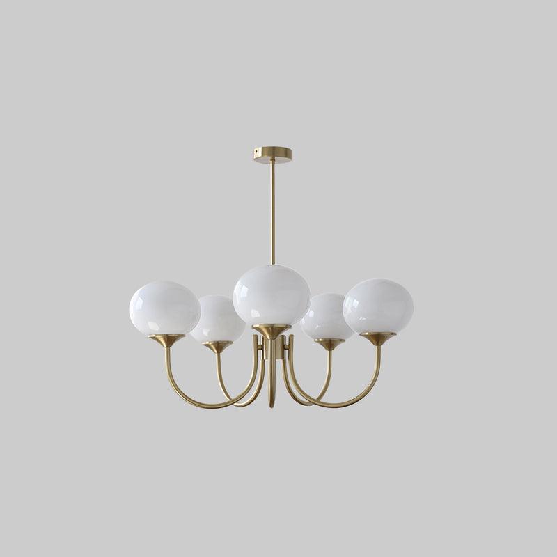 Bergen Glass Globe Cluster Chandelier