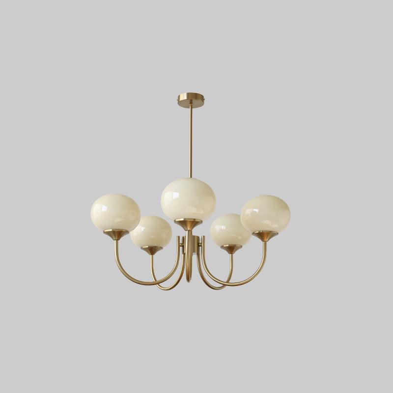 Bergen Glass Globe Cluster Chandelier