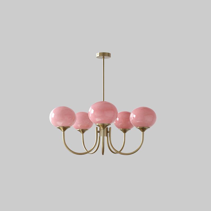 Bergen Glass Globe Cluster Chandelier