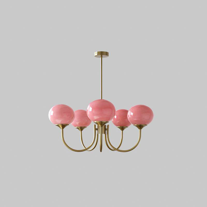 Bergen Glass Globe Cluster Chandelier