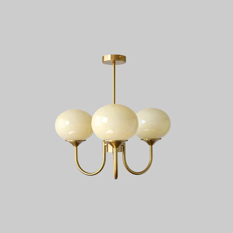 Bergen Glass Globe Cluster Chandelier