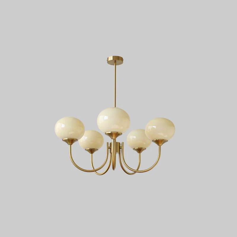 Bergen Glass Globe Cluster Chandelier