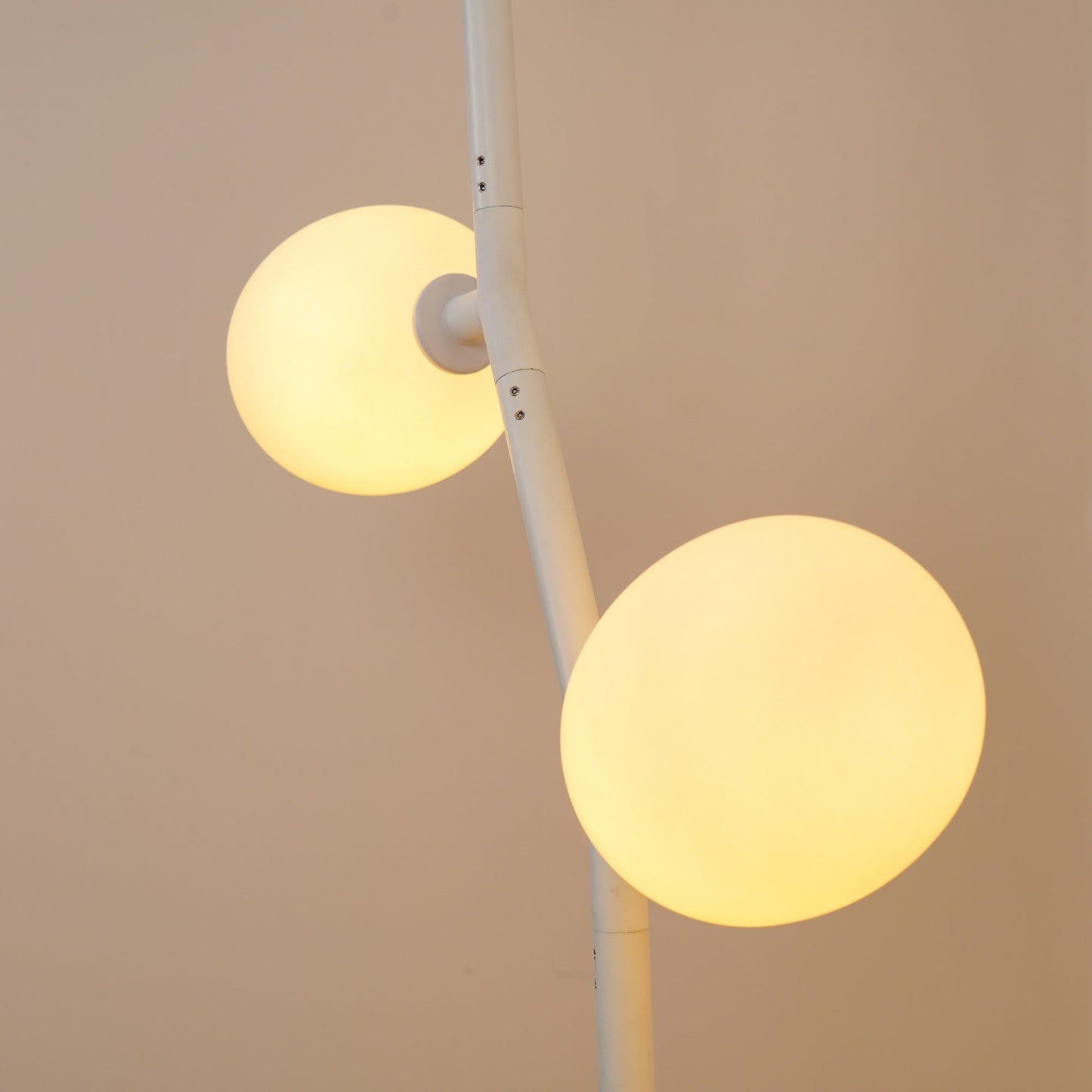 Seven Light Glass Globe Floor Lamp