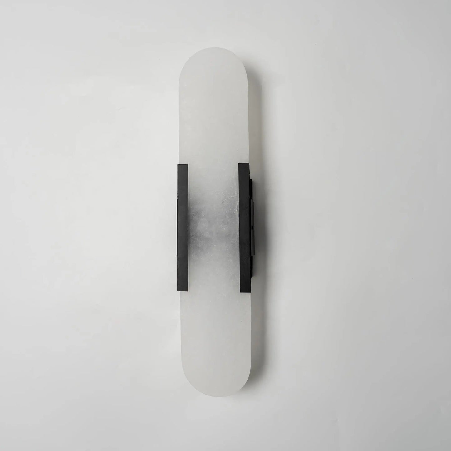 D. Oblong Alabaster Wall Sconce Erbstuk