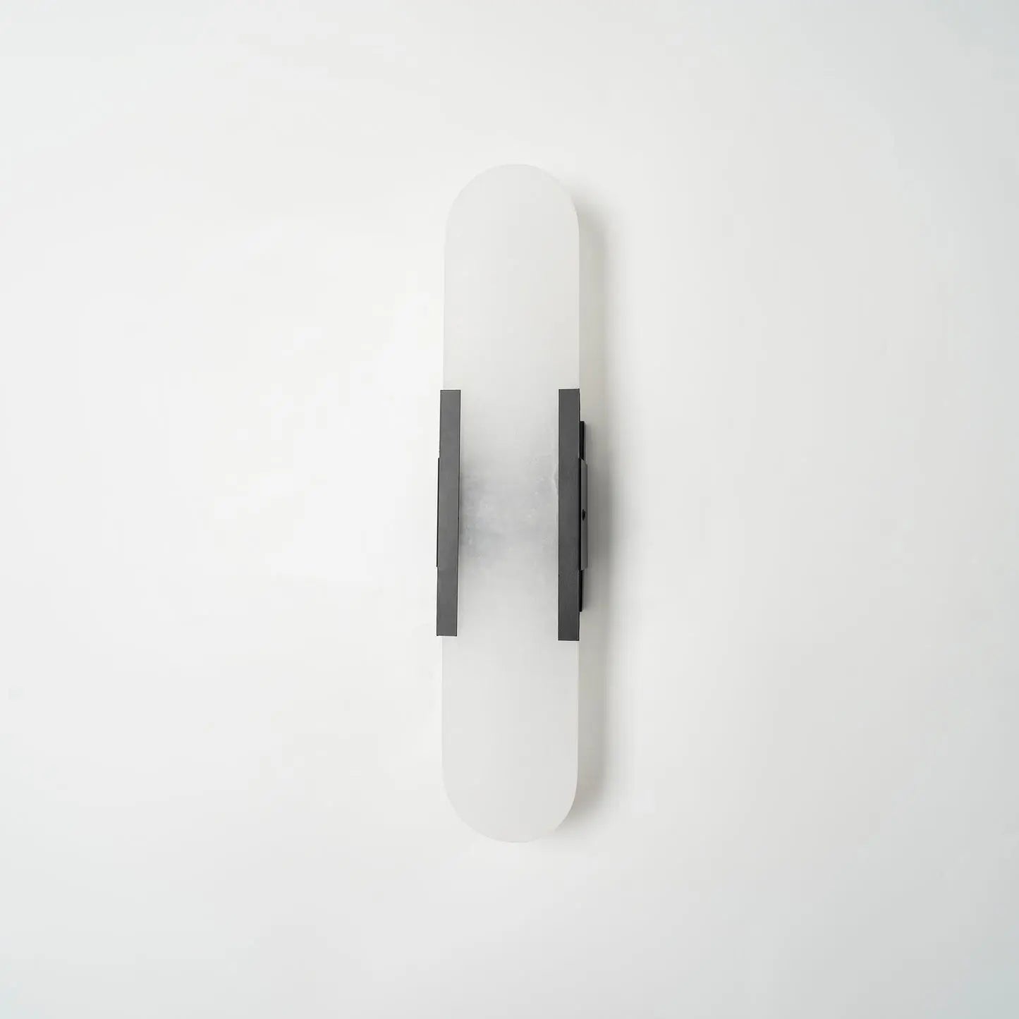 D. Oblong Alabaster Wall Sconce Erbstuk