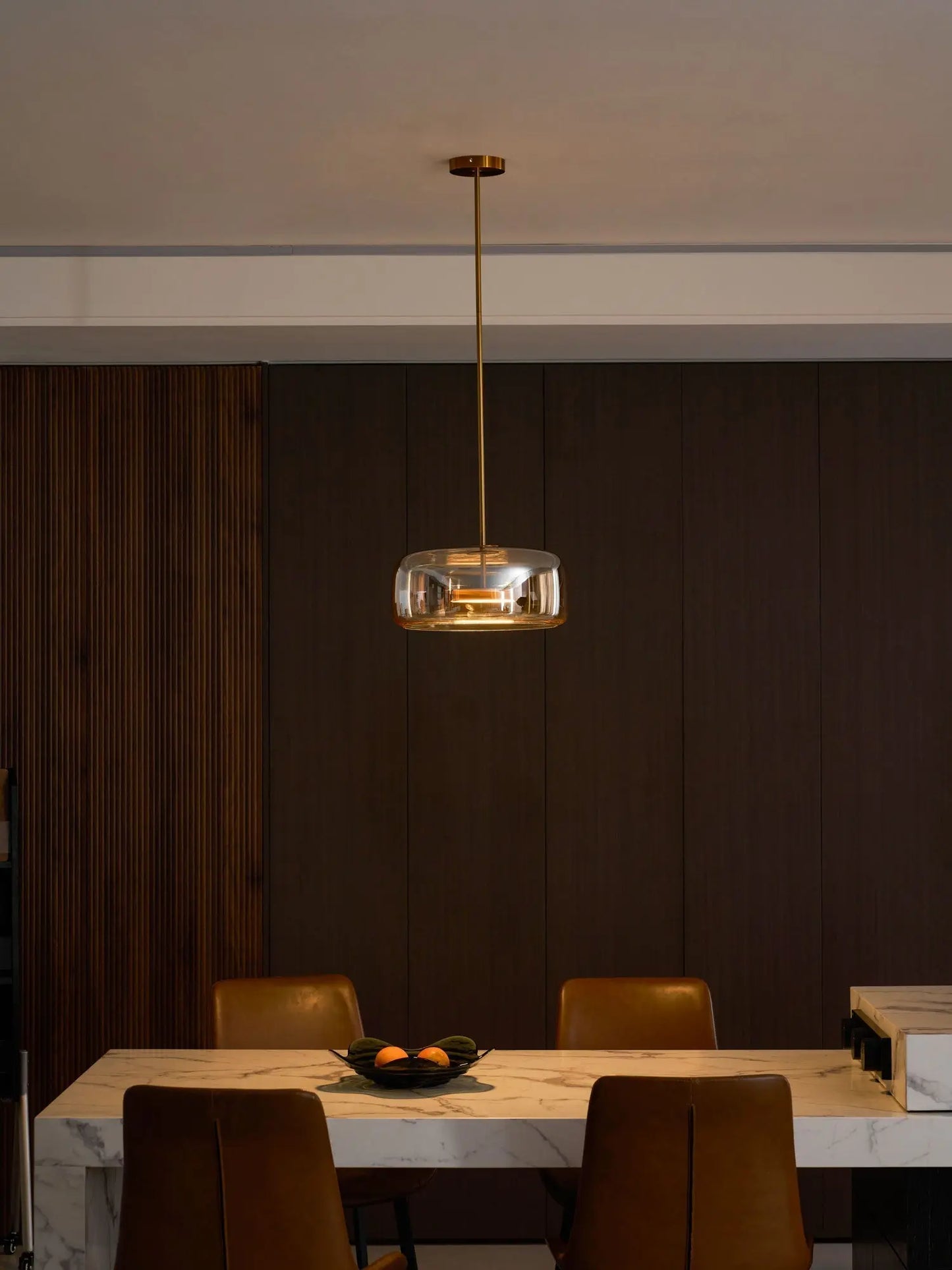 Metro Sphere Glass Pendant Lamp Erbstuk